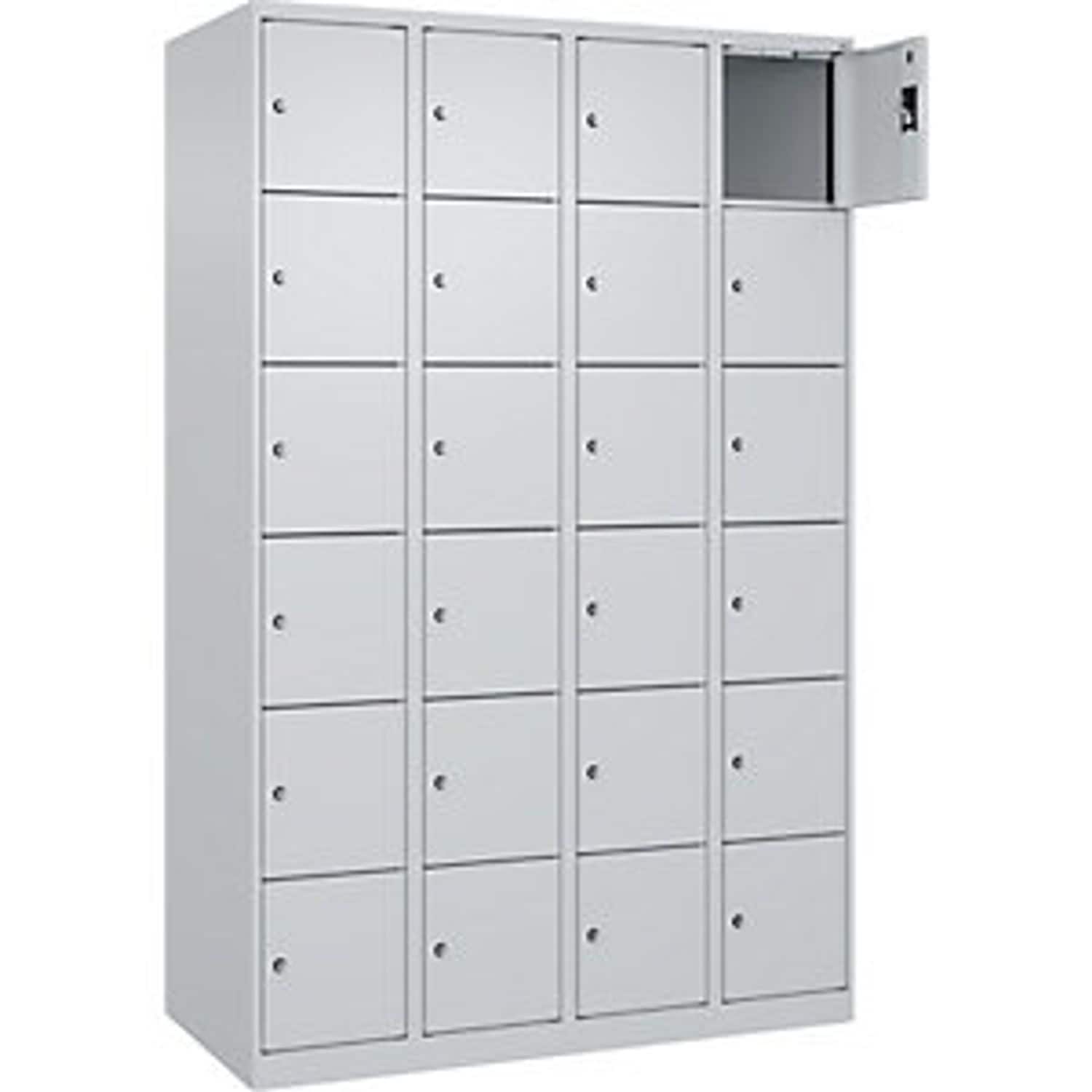 EUROKRAFTpro Classic Plus Clean and Dirty Clothes Locker Narrow 2 Compartments 7