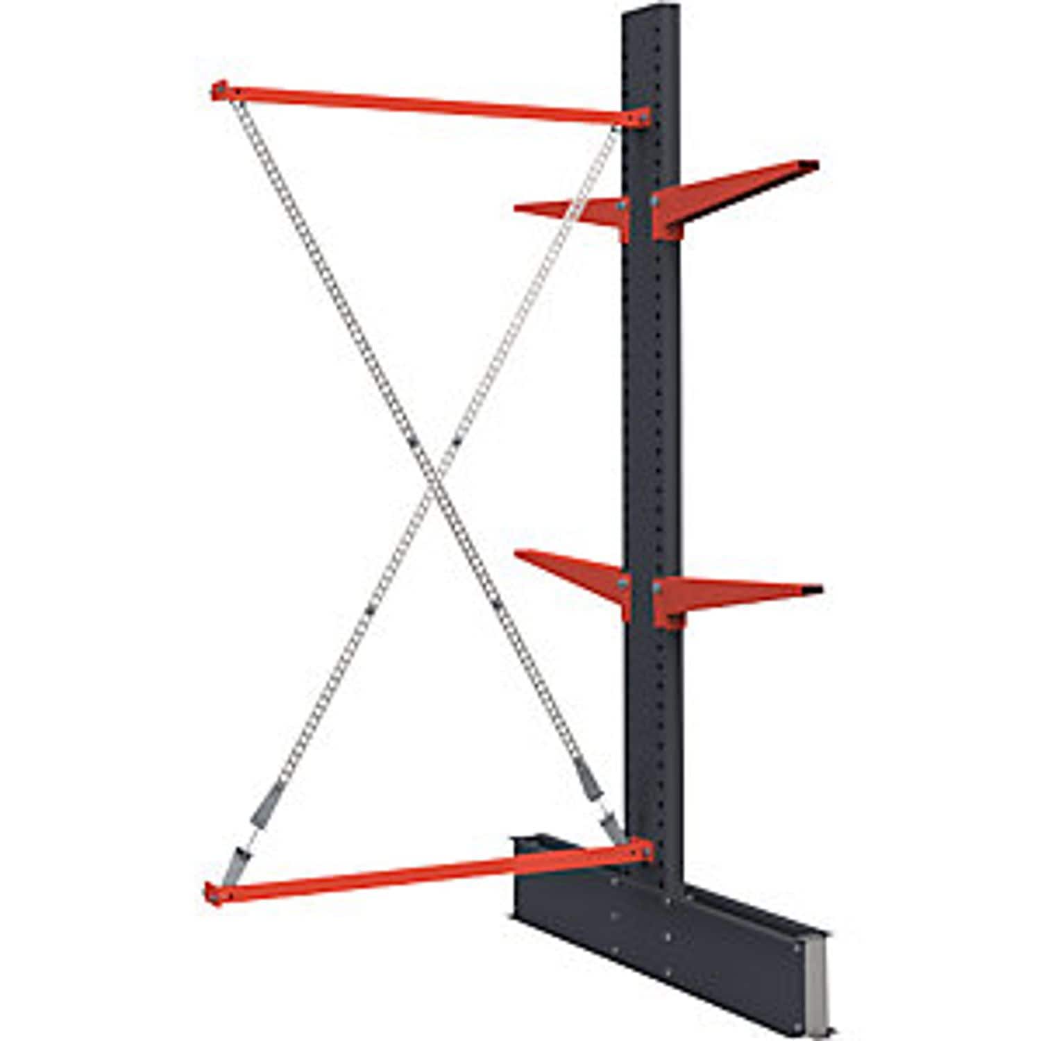 EUROKRAFTpro Attillo Cantilever Racking Unit Double Sided HxW 2500 x 1000mm Cant
