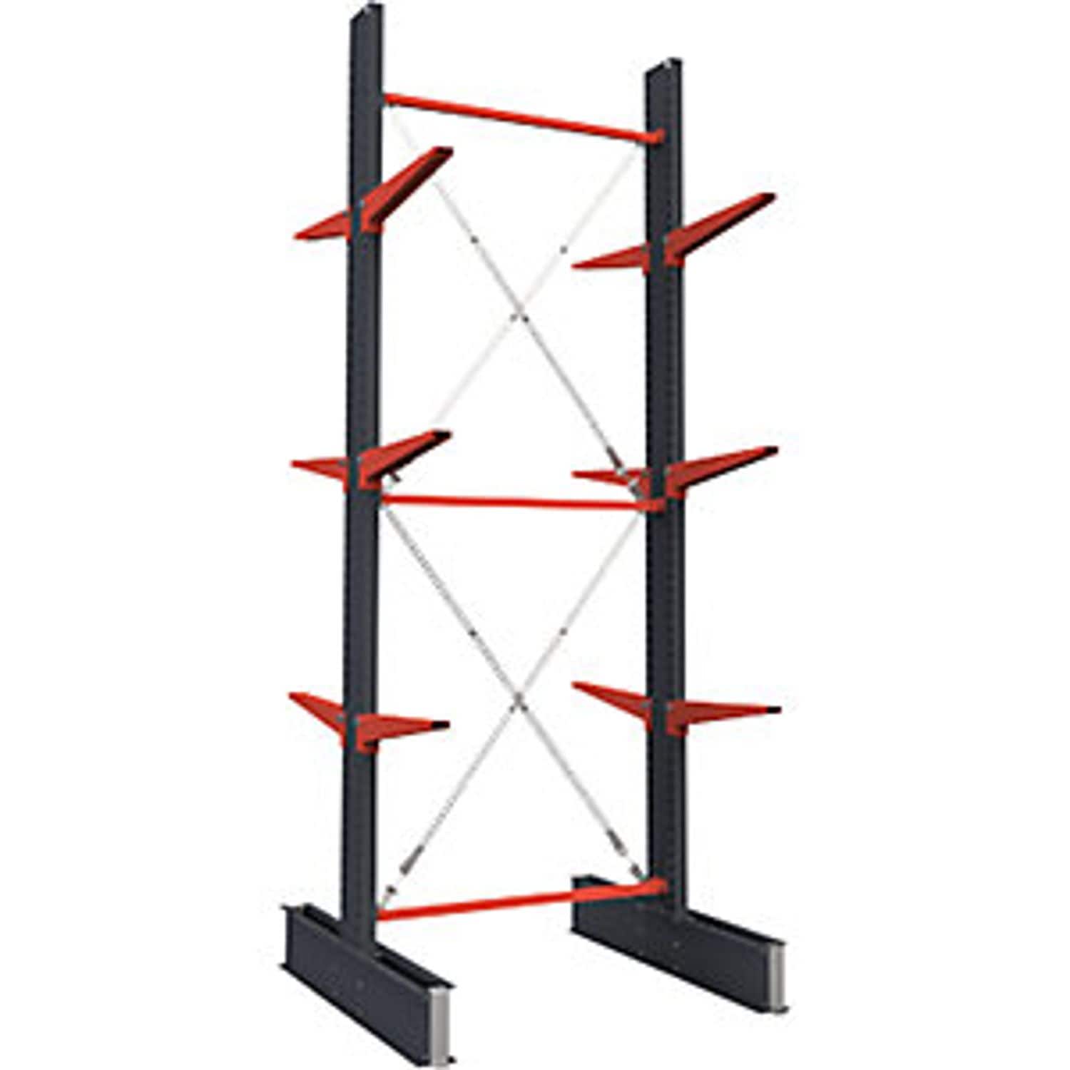 EUROKRAFTpro Attillo Cantilever Racking Unit Double Sided HxW 3500 x 2000mm Cant