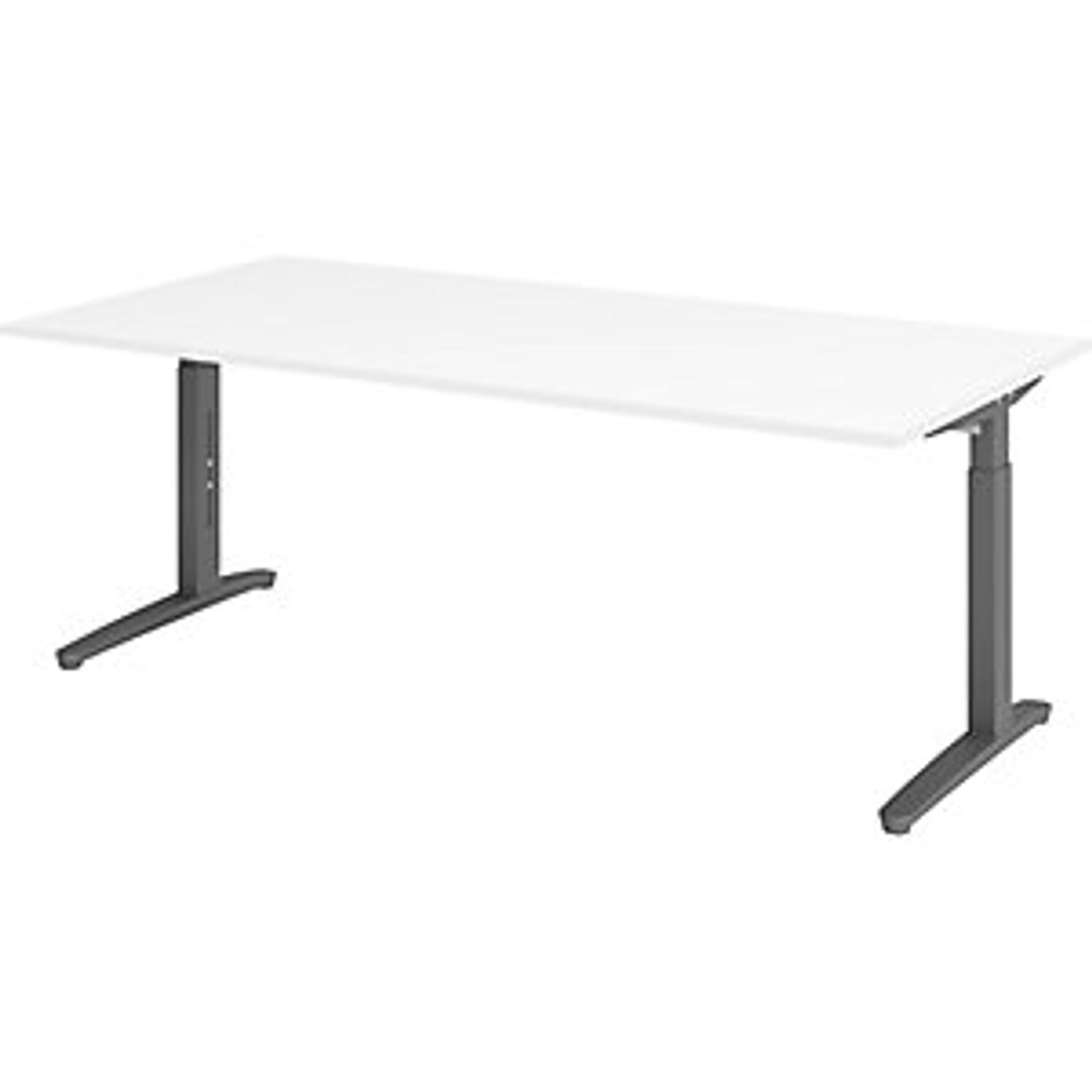 EUROKRAFTpro Anny - Desk with C-foot Frame Height Adjustable 650 - 850mm Width 2