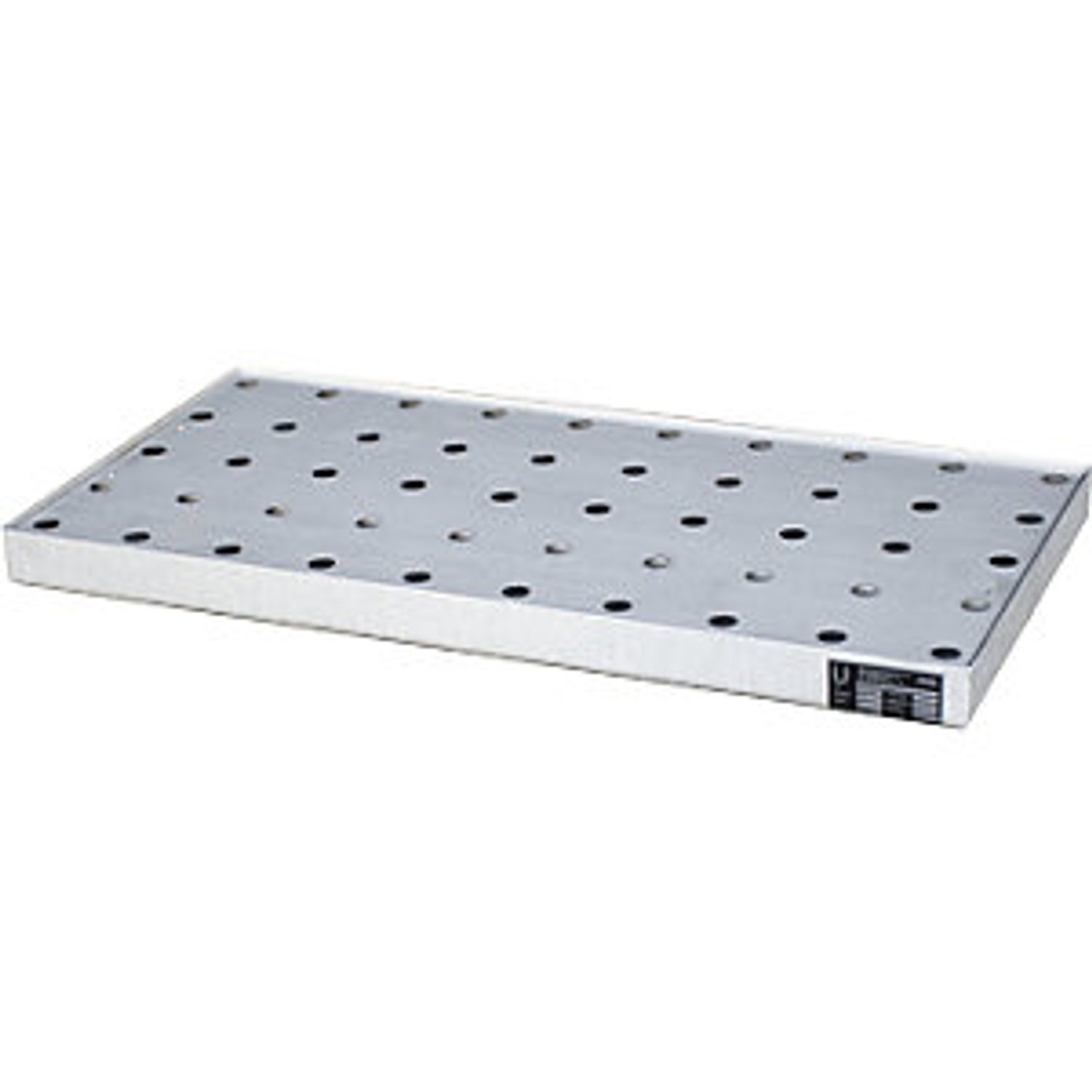 EUROKRAFTpro Small Container Tray Made of Stainless Steel Capacity 15 L with Per