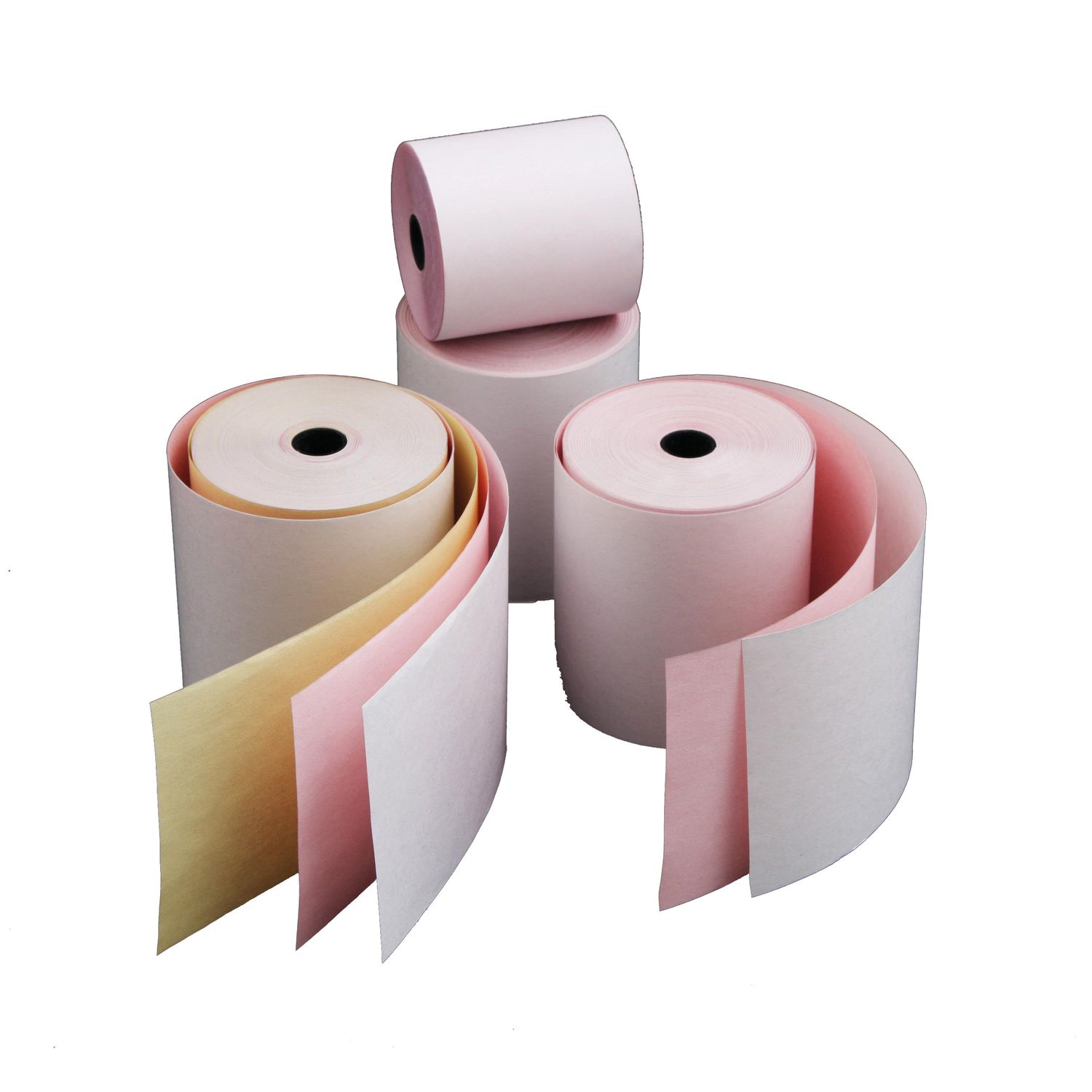 5 Star Till Roll 3-Ply 76x70mm - White/Pink/Yellow (Pack of 20)