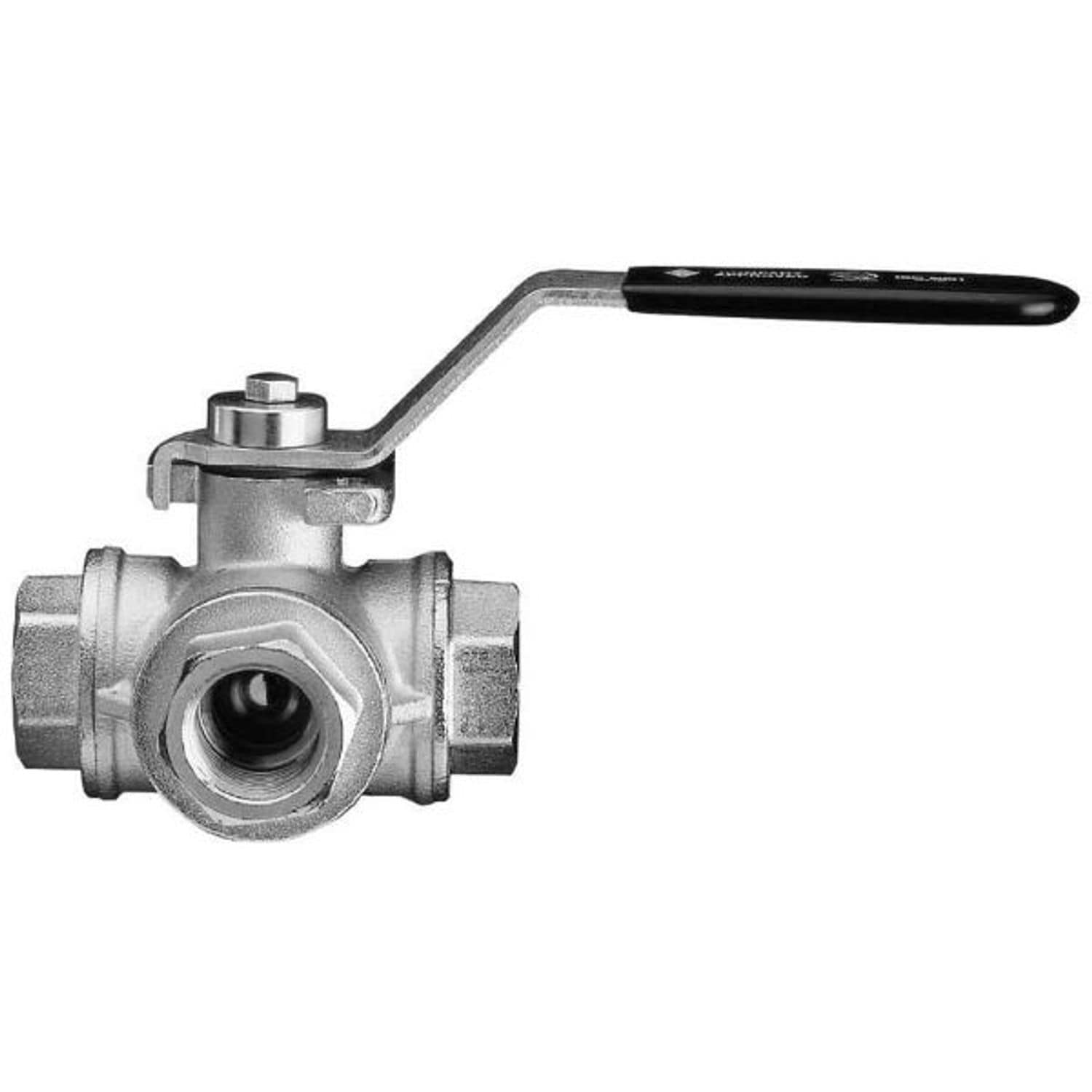 Camozzi 3 Way Brass Ball Valves - 3500 1 ISO 3500 1 ISO - 3500 1 ISO