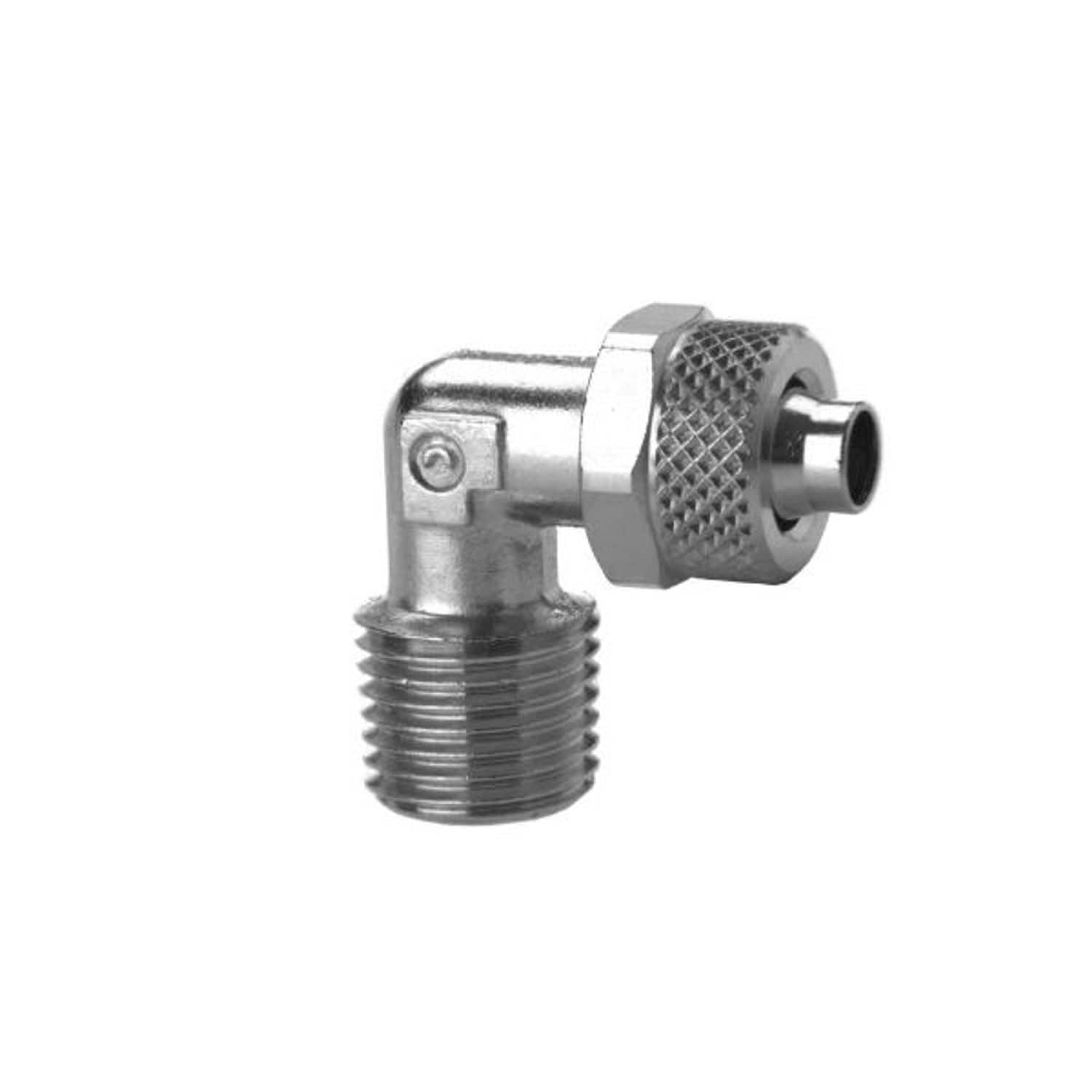 Camozzi 1500 Fixed Male Elbow - Taper - 1500 10/8-3/8 Pack of 5  1500 10/8-3/8 -