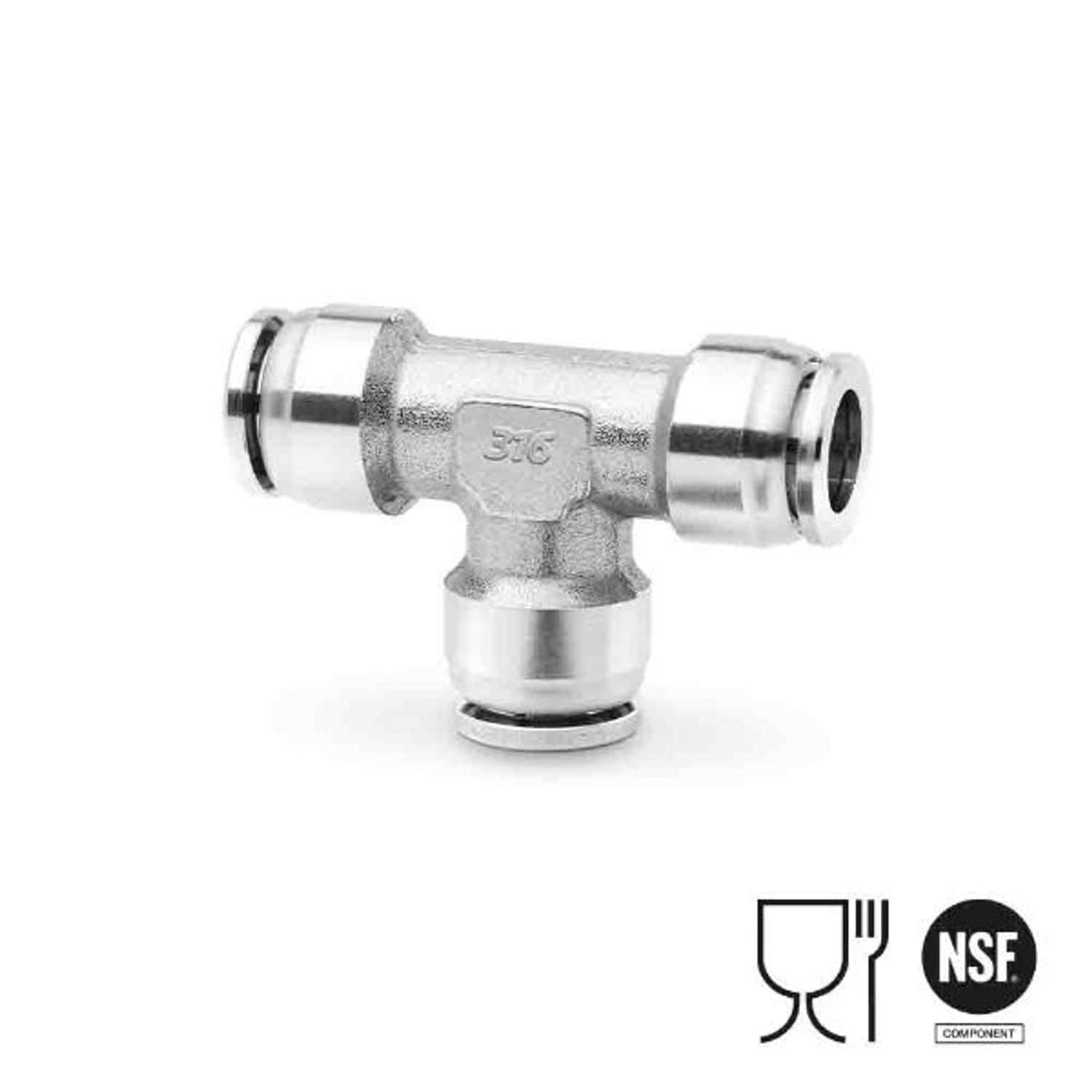 Camozzi X6540 Tee Connector - X6540 8 X6540 8 - X6540 8