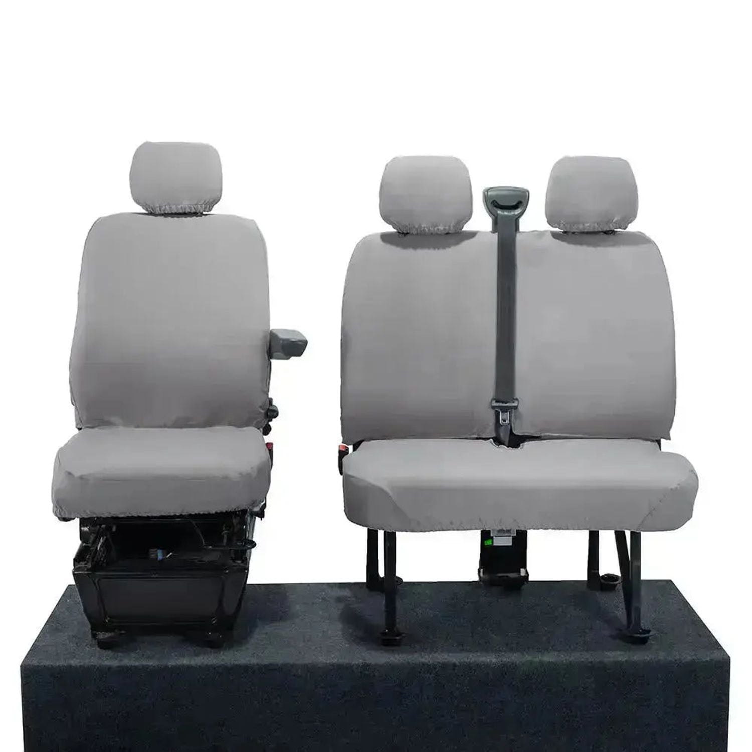 UK Custom Covers Nissan Interstar (2022 Onwards) Tailored PU Front Seat Covers -