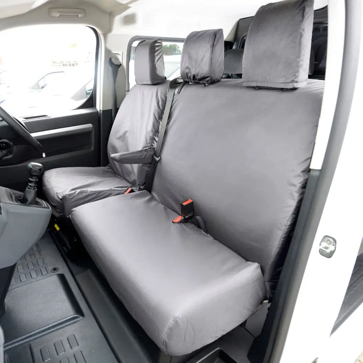 UK Custom Covers Peugeot E-Expert (2019 Onwards) Tailored PU Front Seat Covers -