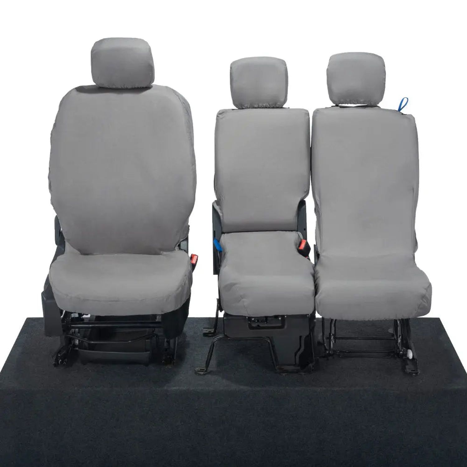 UK Custom Covers Peugeot Partner (2018 Onwards) Tailored PU Front Seat Covers (3