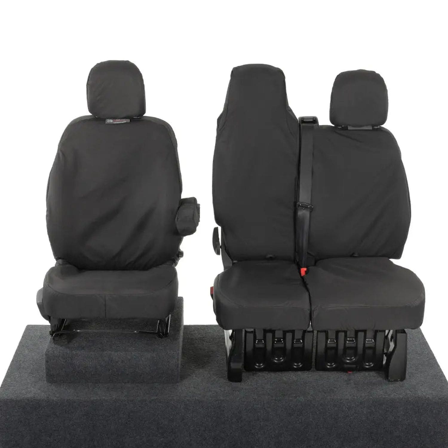UK Custom Covers Nissan NV300 (2016-2022) Tailored PU Front Seat Covers - Black
