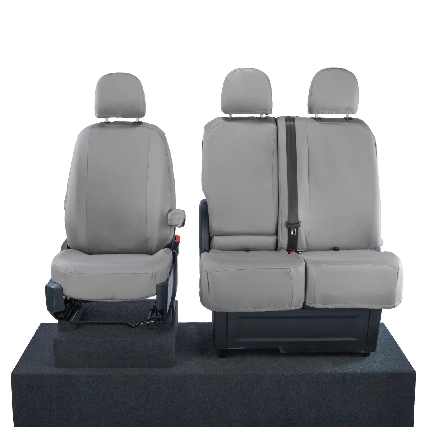 UK Custom Covers Man TGE (2017 Onwards) Tailored PU Front Seat Covers (with Fold