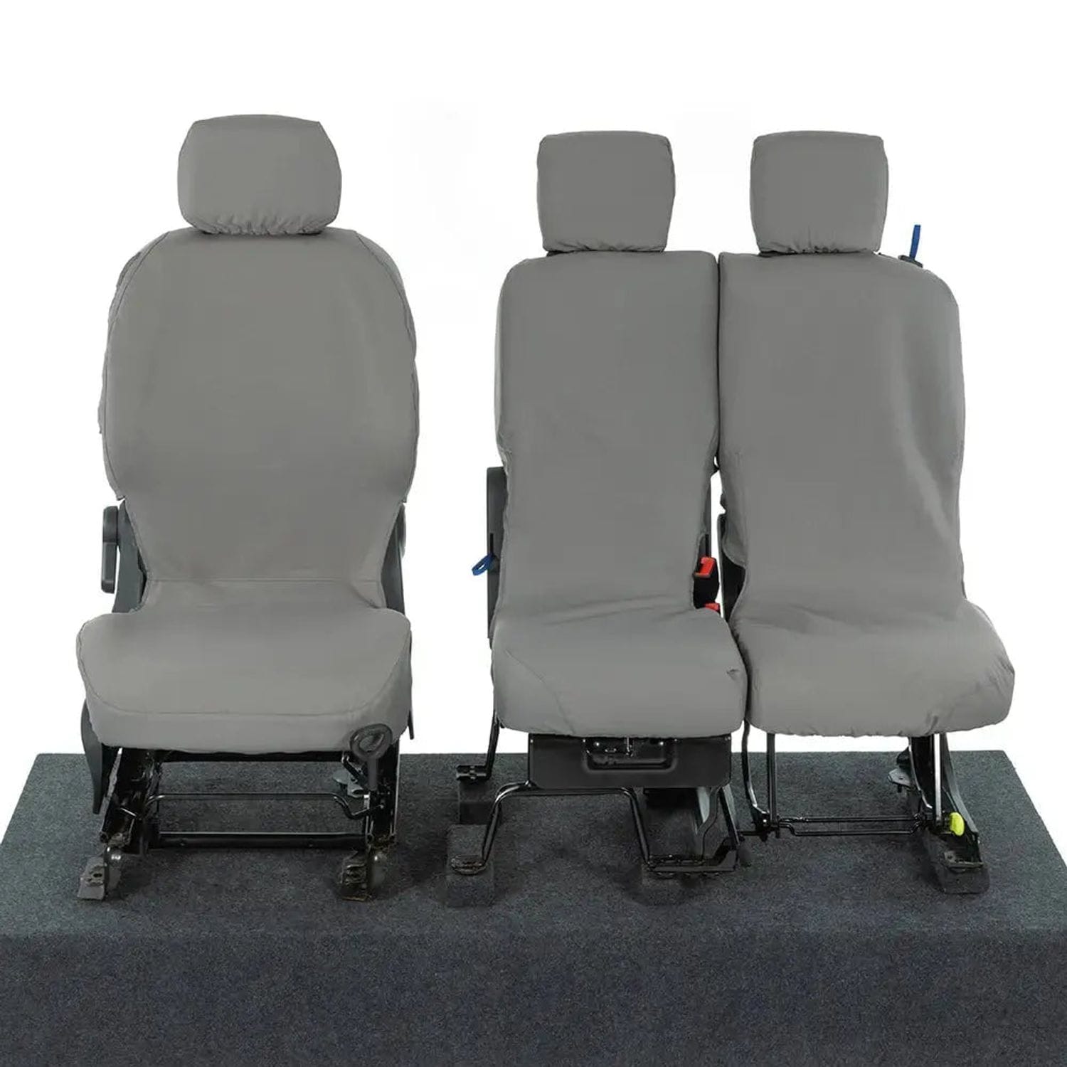 UK Custom Covers Peugeot Partner (2008-2018) Tailored PU Front Seat Covers (3 Se