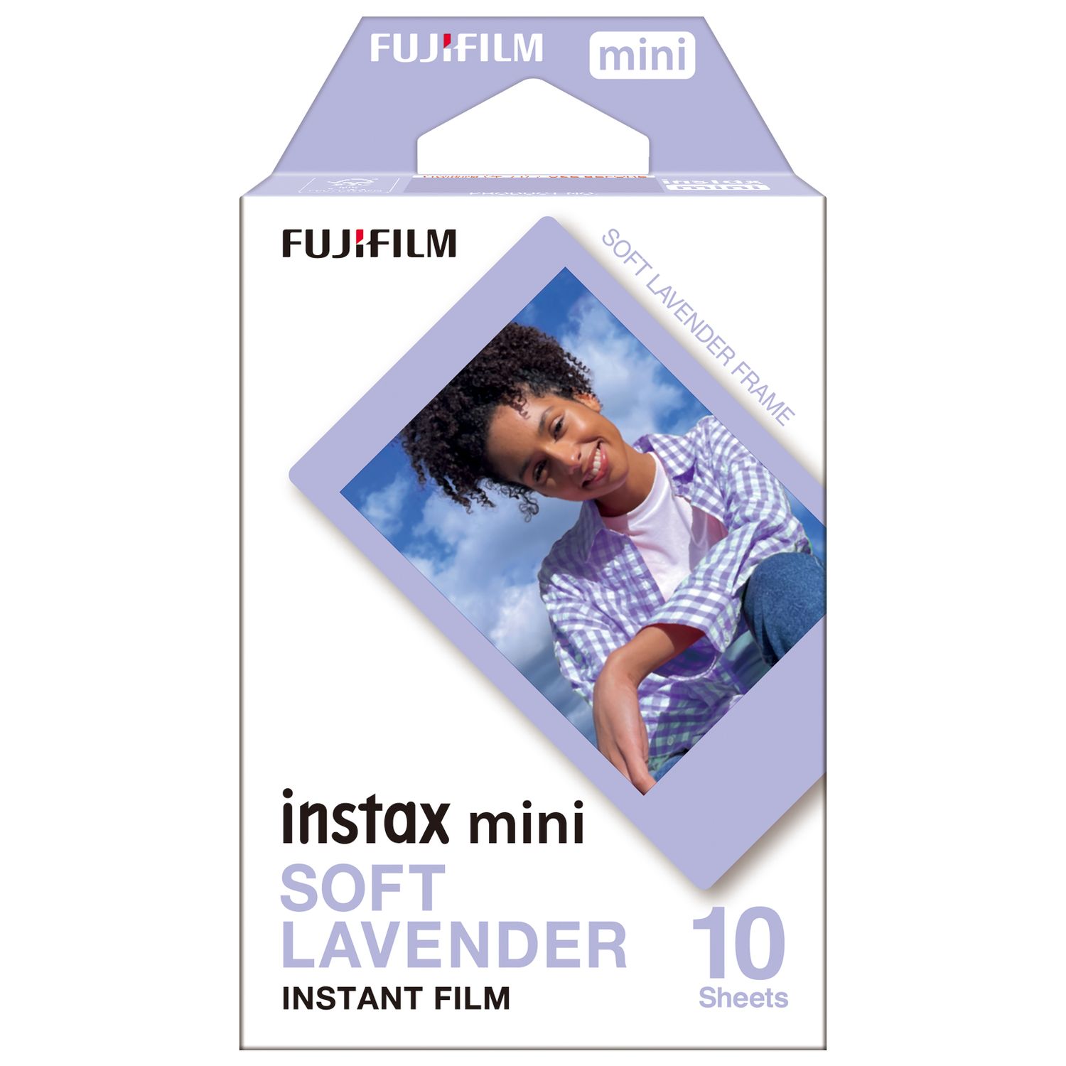 Fujifilm Instax Mini Instant Photo Film - Soft Lavender (Pack of 10)
