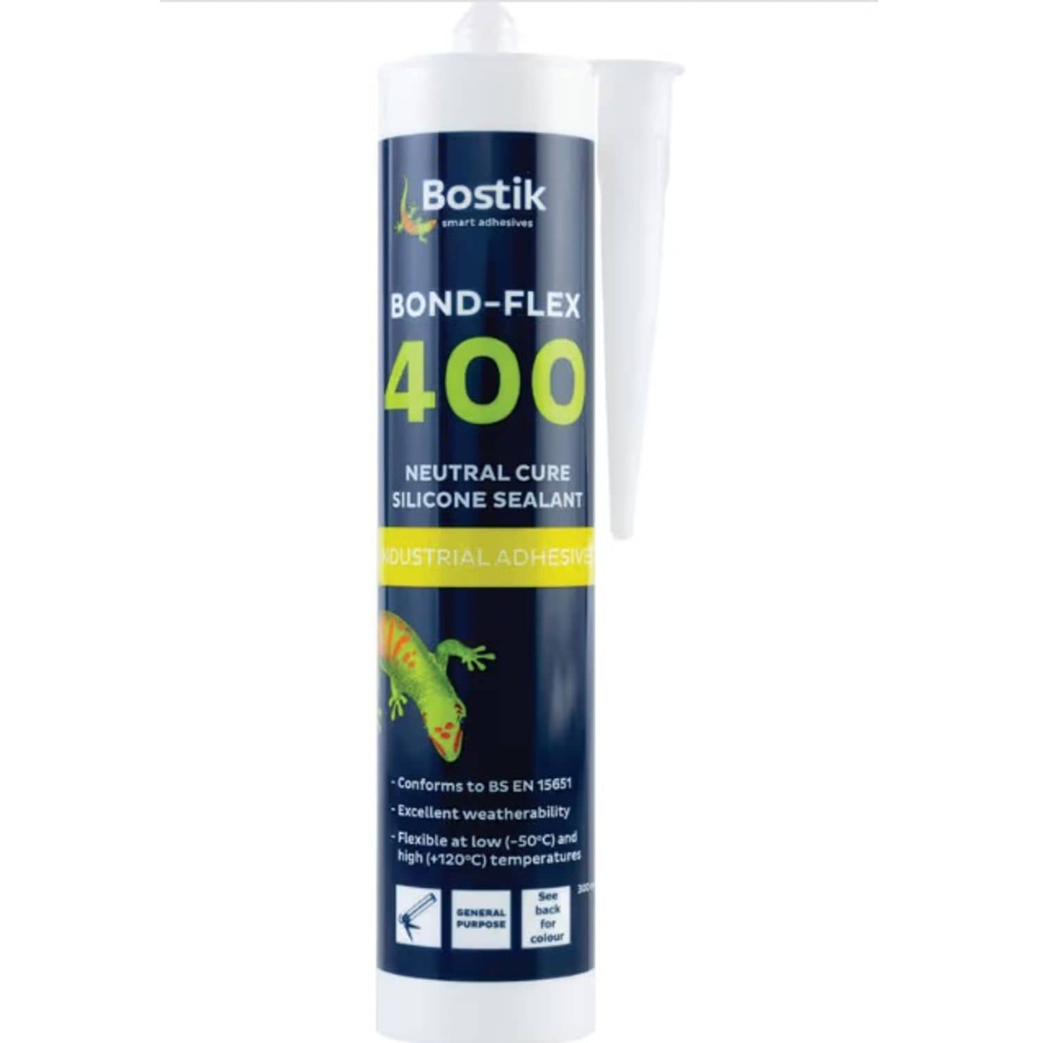 Bostik 400LMN Bond-Flex Clear Silicon Sealant 290ml- you get 12
