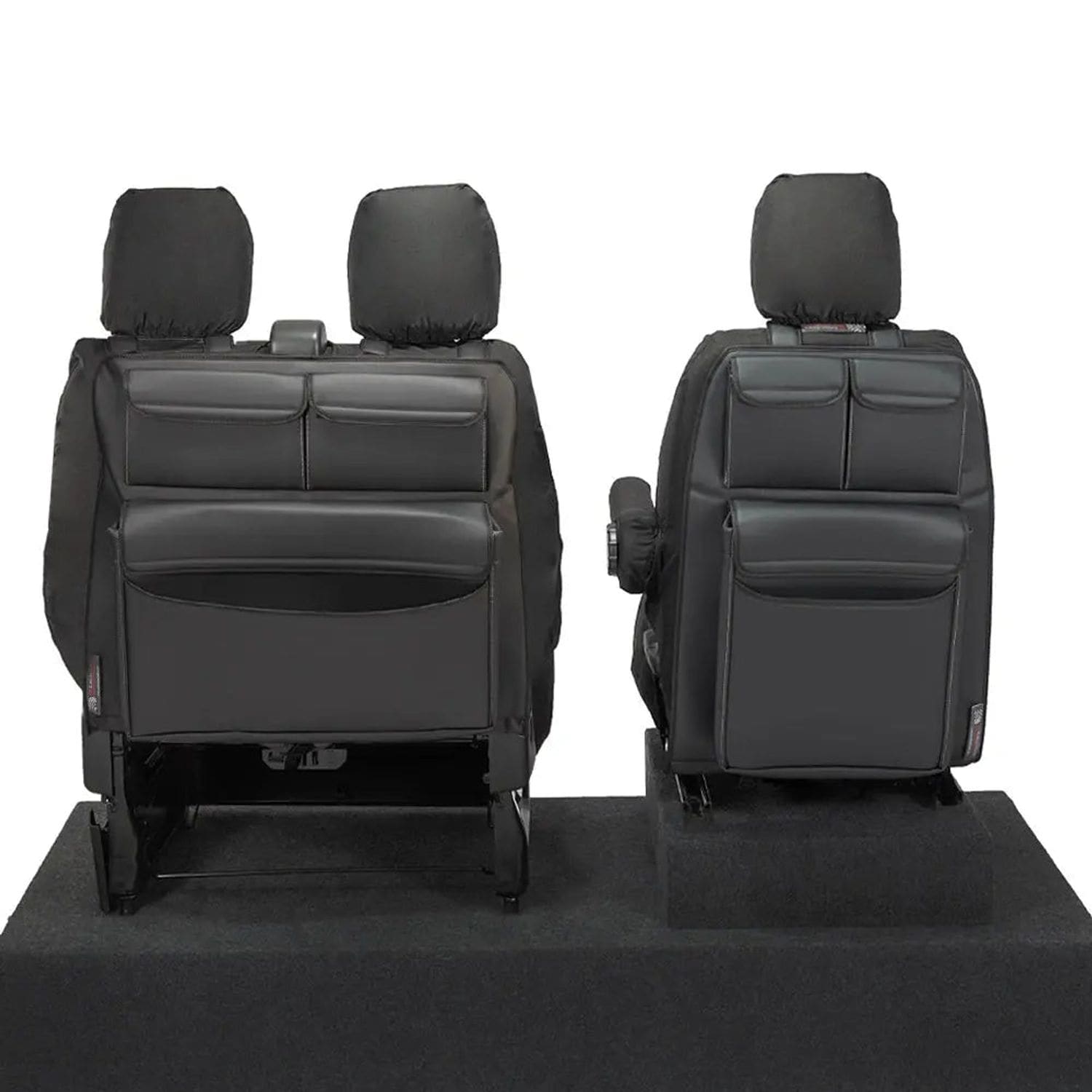 UK Custom Covers Renault Trafic Single and Double Seat Storage Organisers - Blac