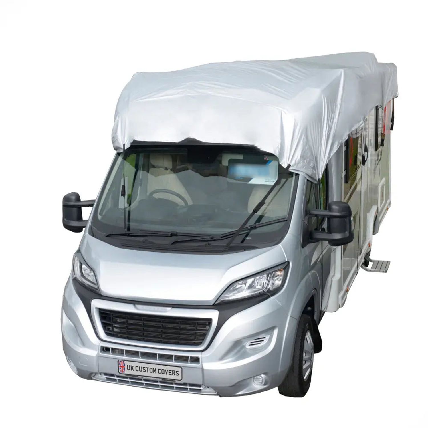 UK Custom Covers Heavy Duty Waterproof Motorhome Top Roof Cover (6.5M-7M) - Silv