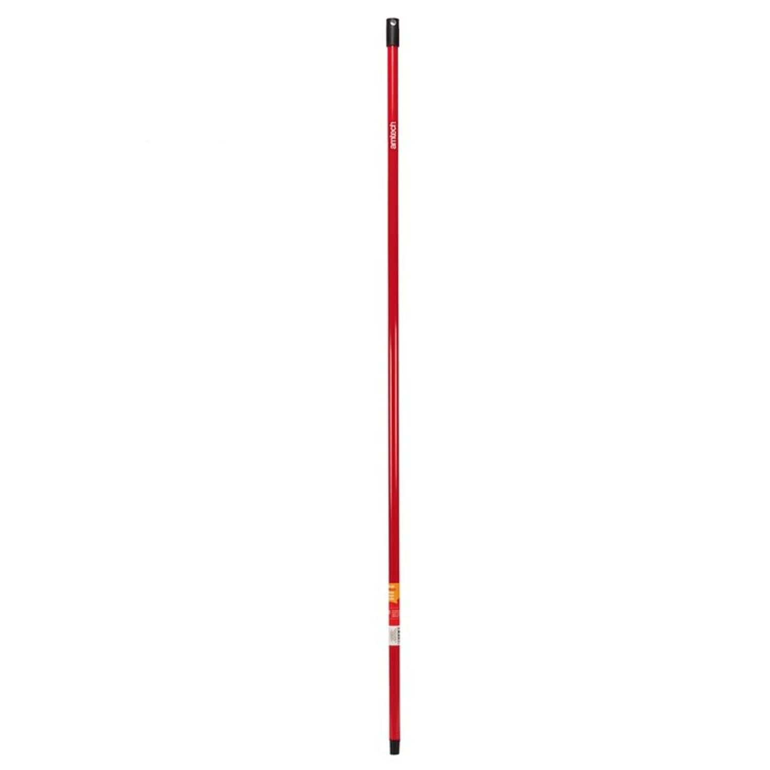 Amtech Red Screw-in Type Broom Handle - 140cm