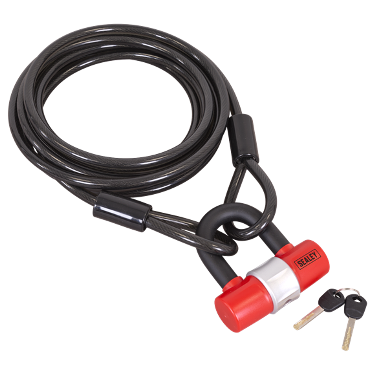Sealey Motorcycle Cable Lock 5m