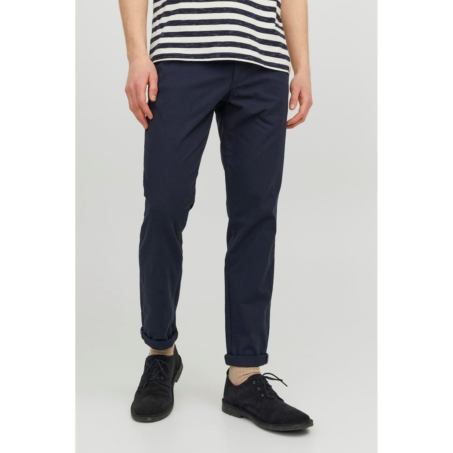 Jack & Jones Slim Fit Navy Blazer Chinos for Male - Size 32