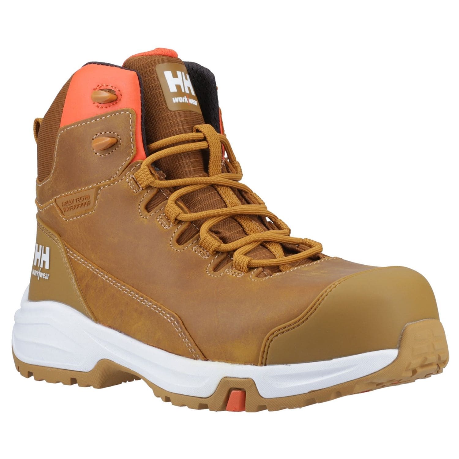 Helly Hansen Manchester Litre Mid Wheat Safety Boots for Male - Size 43