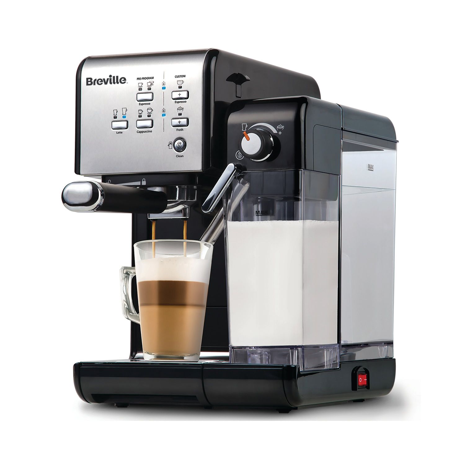 Breville VCF107 One-Touch Espresso Coffee Machine Black - 2156846
