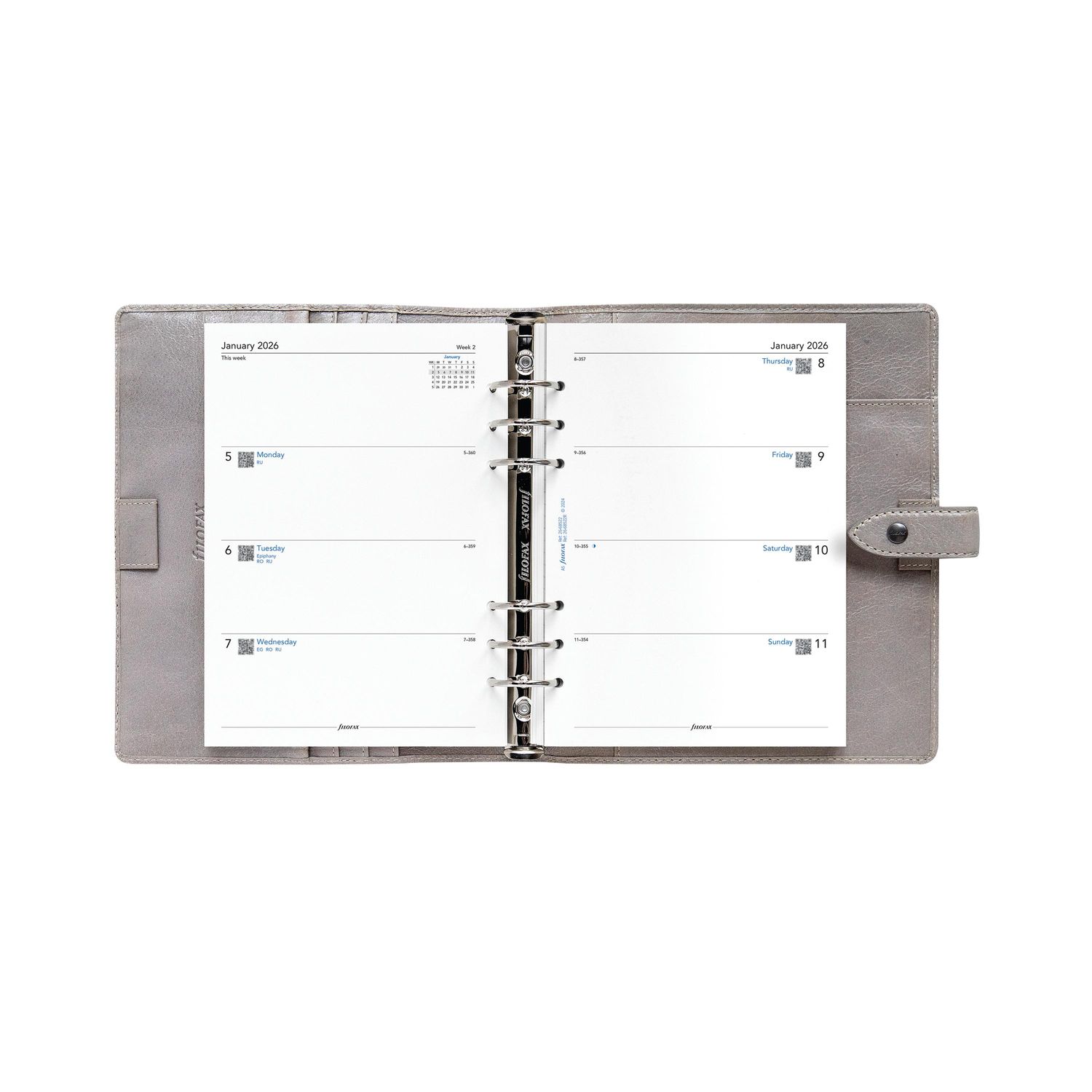 Filofax Refill Week to View A5 2026 - 26-68522