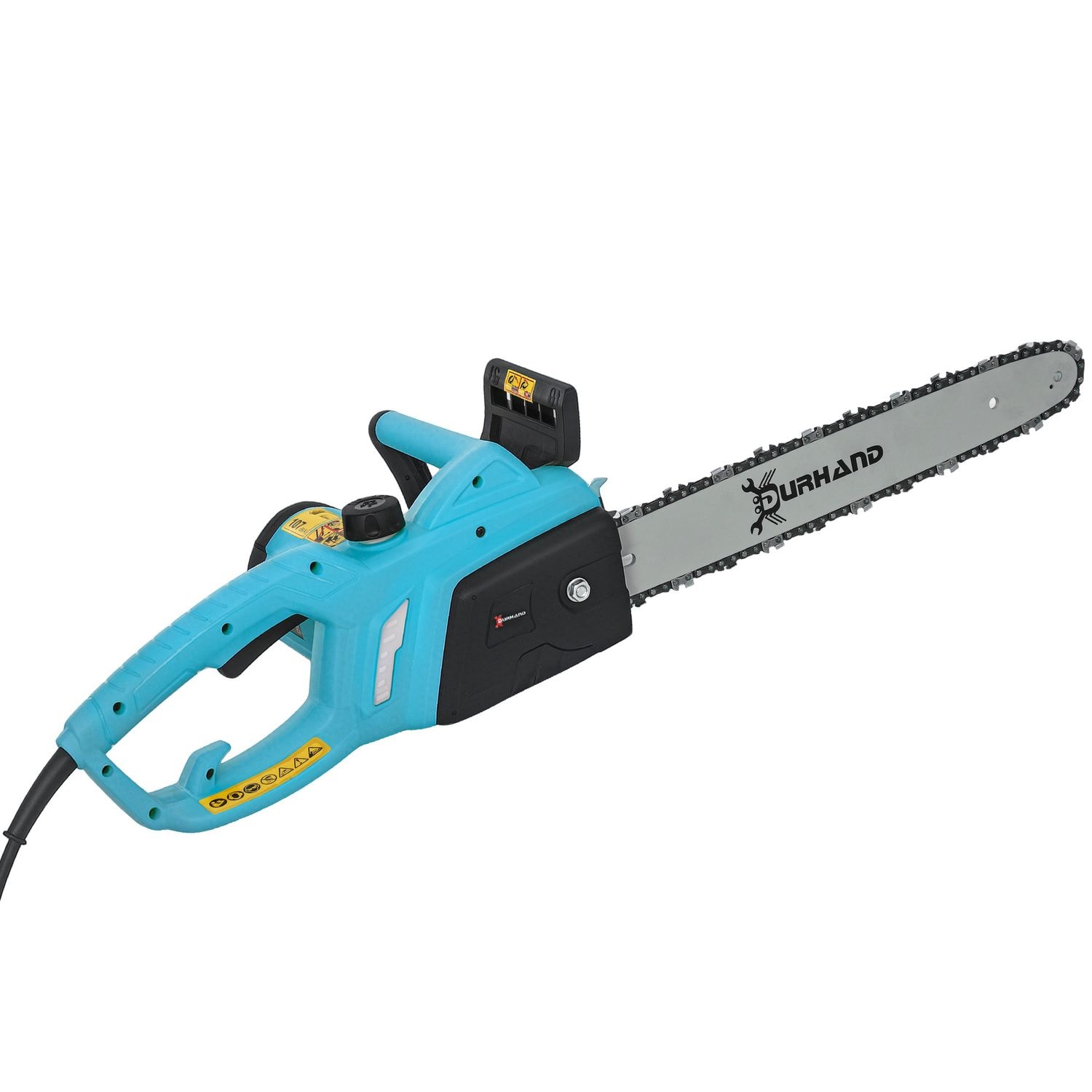 DURHAND Electric Chainsaw Garden Tools, 2000 W, 40cm Blade for Wood - Blue