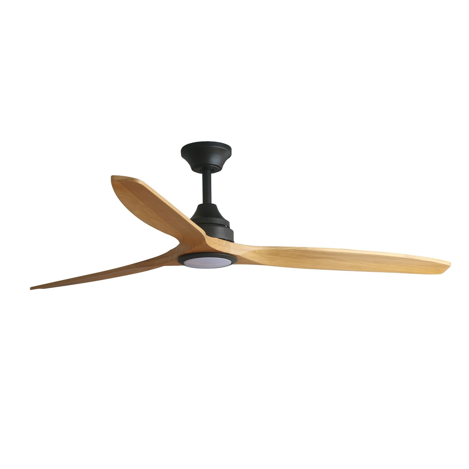 Faro Lighting Alo Large 3 Blade Matt Black Wood with Light 2700 - 4000 - 6500K W
