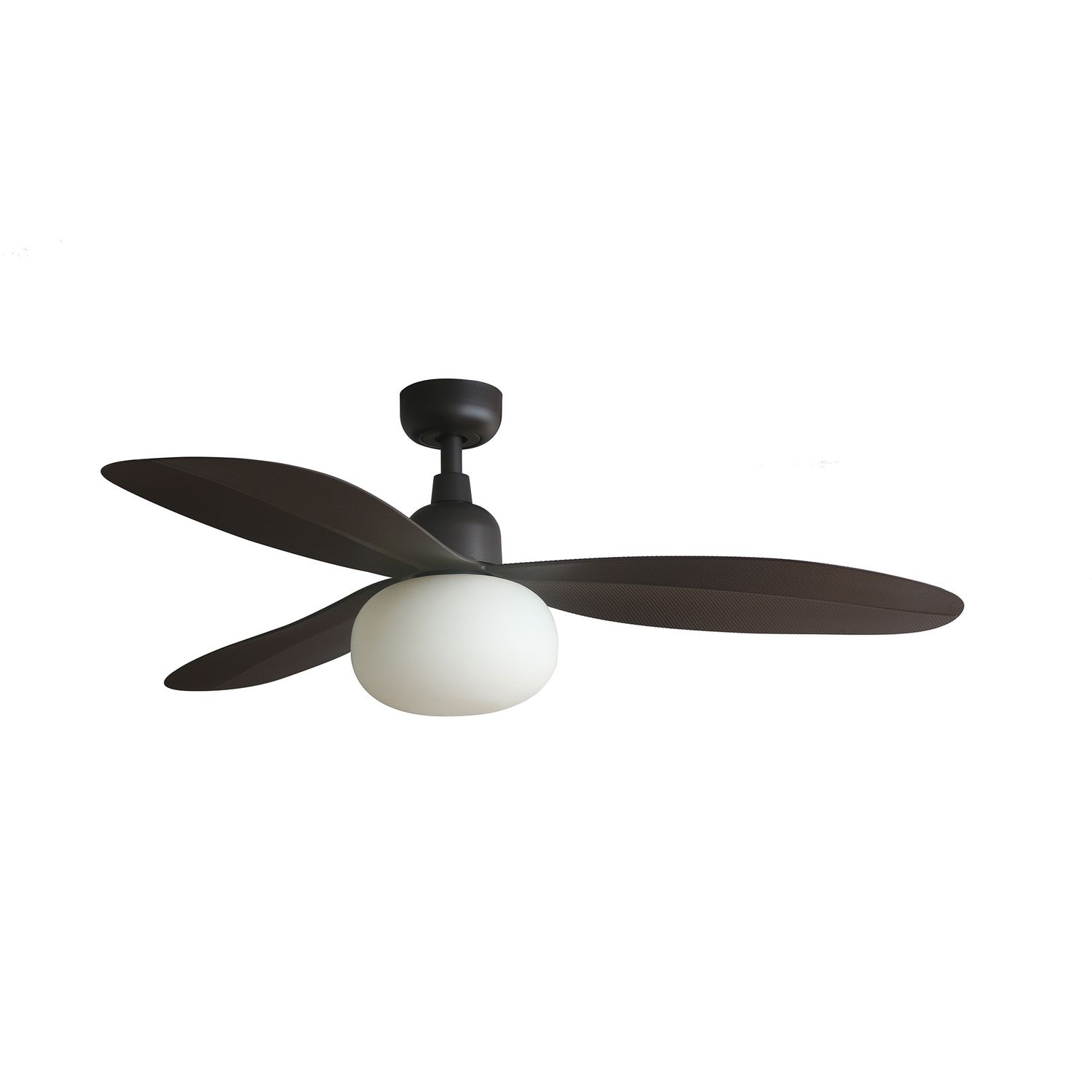 Faro Lighting Palma Medium 3 Blade Ceiling Fan Dark Brown with Light 1x E27 IP44
