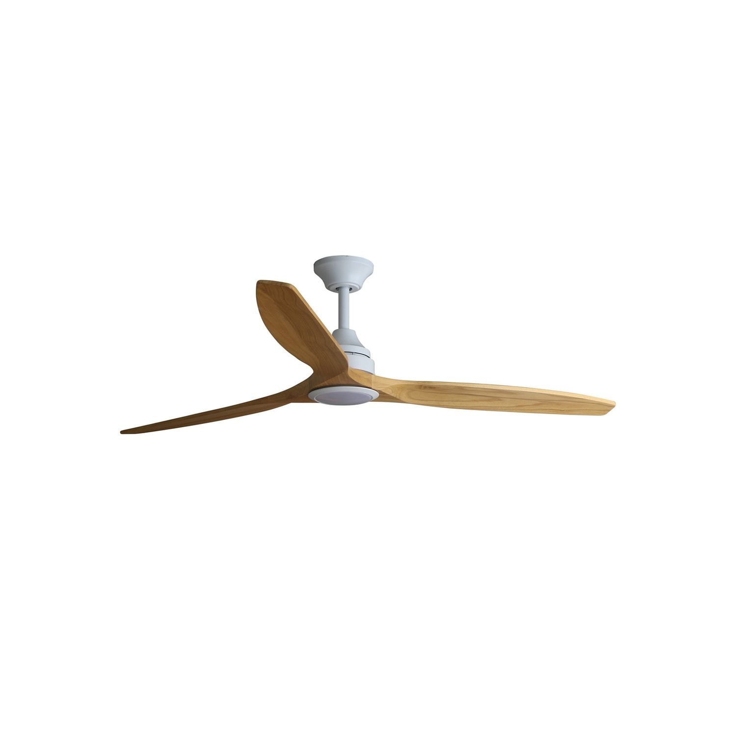 Faro Lighting Alo Large 3 Blade Matt White Wood with Light 2700 - 4000 - 6500K W