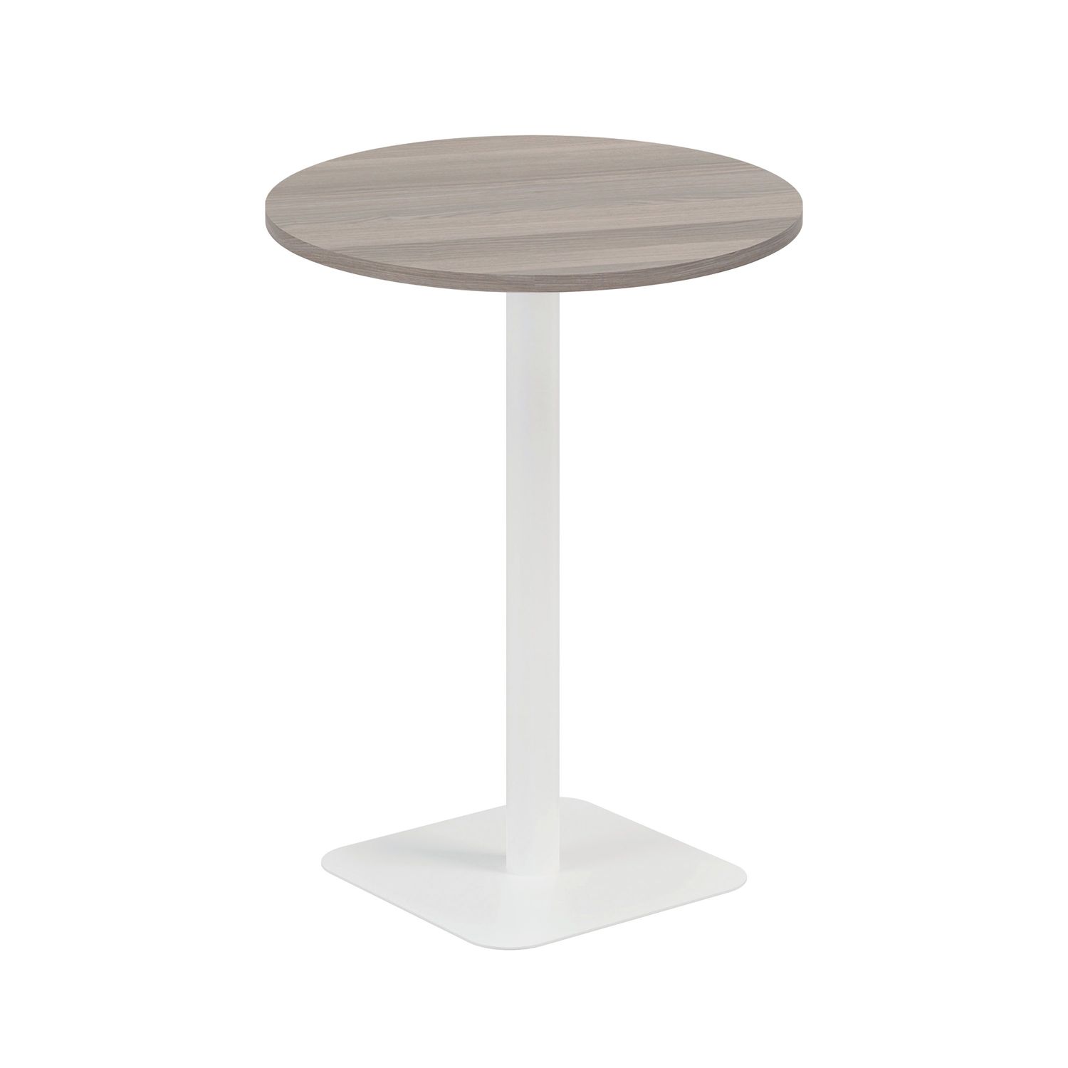 Jemini Origin 800mm High Table - Grey Oak/White
