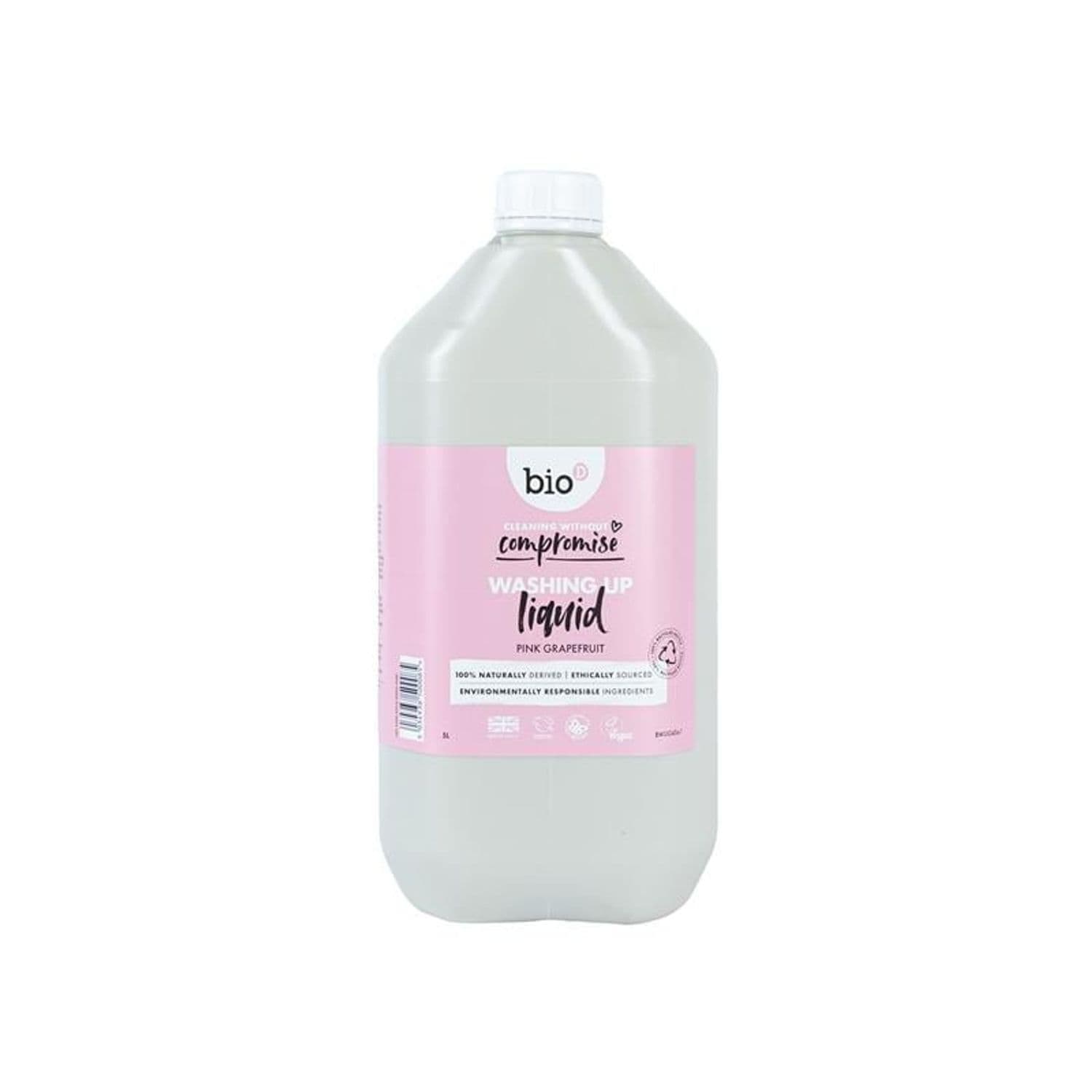 Bio-D Pink Grapefruit Washing Up Liquid 5 Litre
