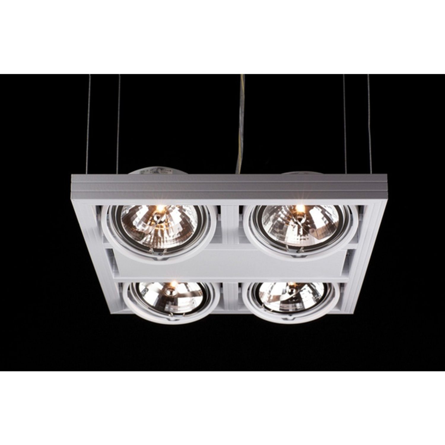 Linea Verdace Lighting 4 Light Commercial Lighting White G53 Bulb - LV 51608/W