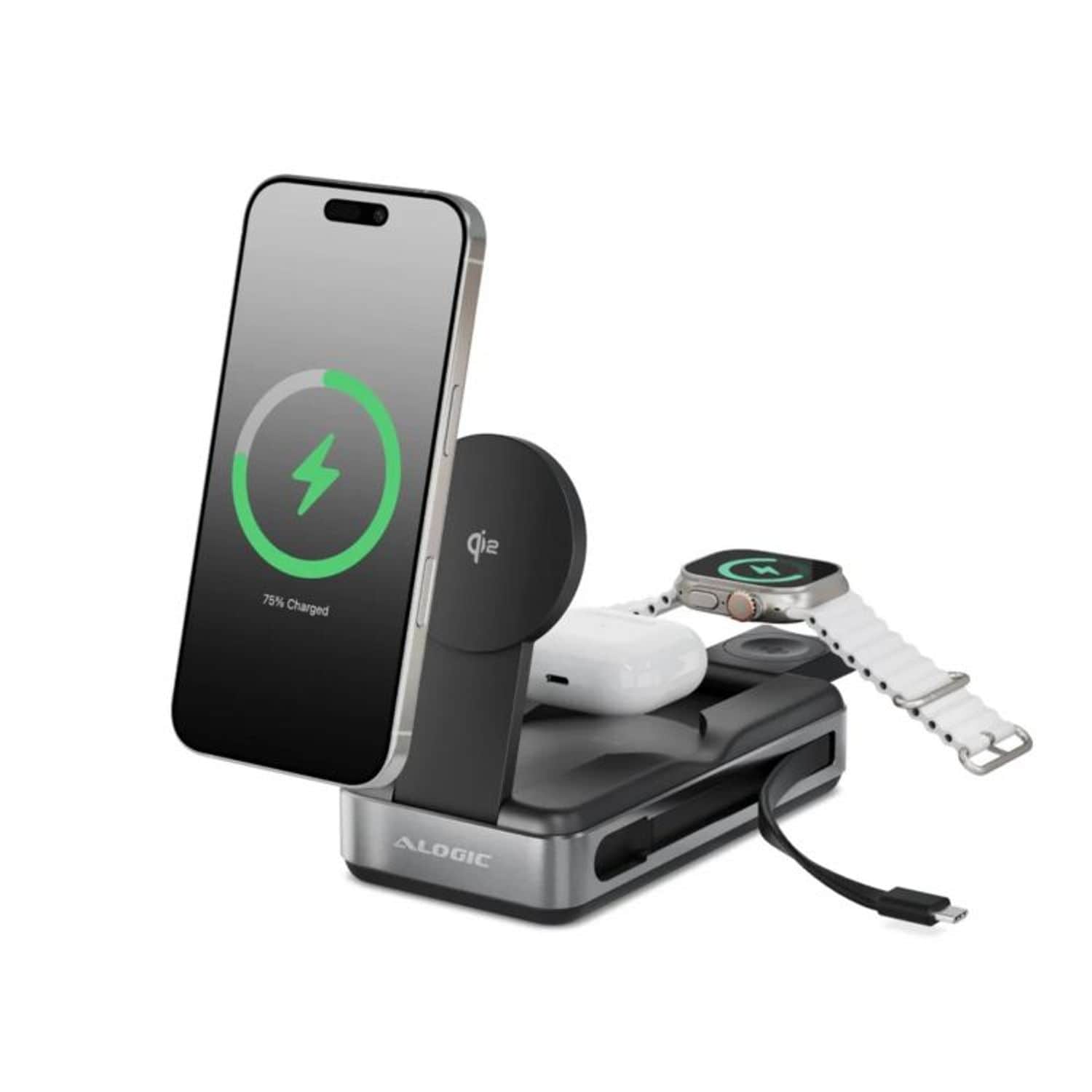 Alogic Roam 21, 000mAh Universal Power Bank 3-in-1 Wireless Charging