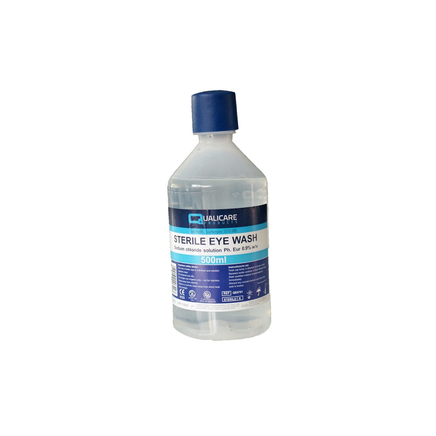 Sterile Eyewash Solution Bottles 500ml