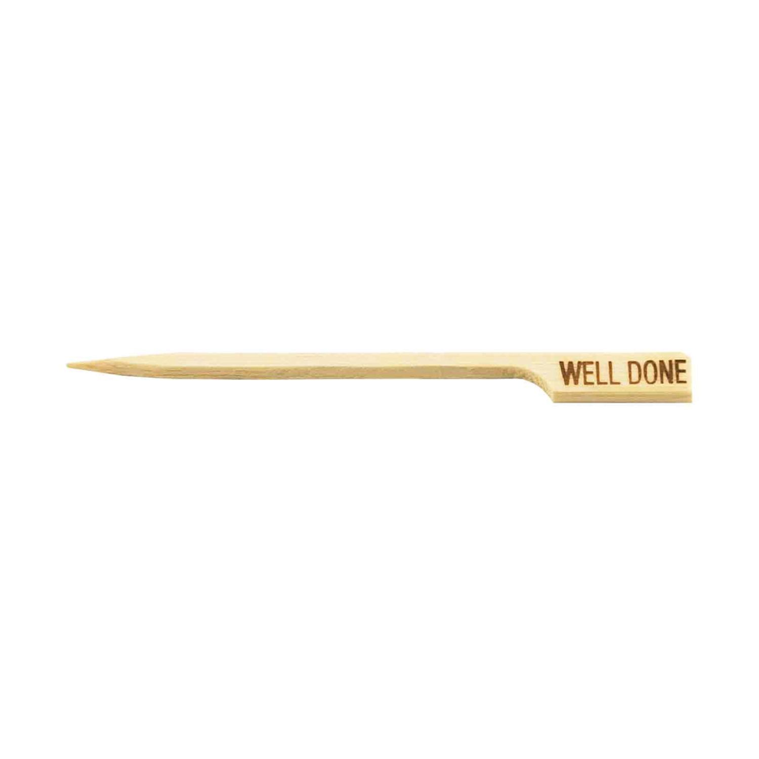 Bamboo Steak Markers 3.5in well - Pack of 100