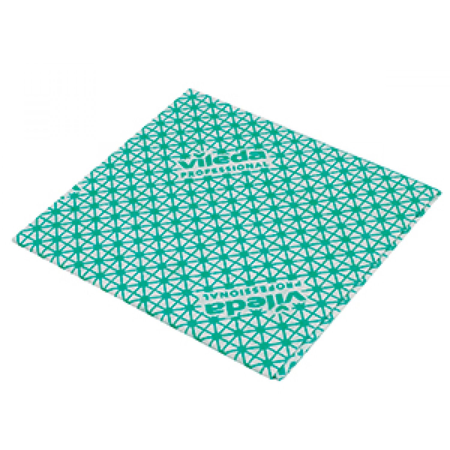 Vileda Professional 4022509 Local Auth Cloths Green Pack of 5