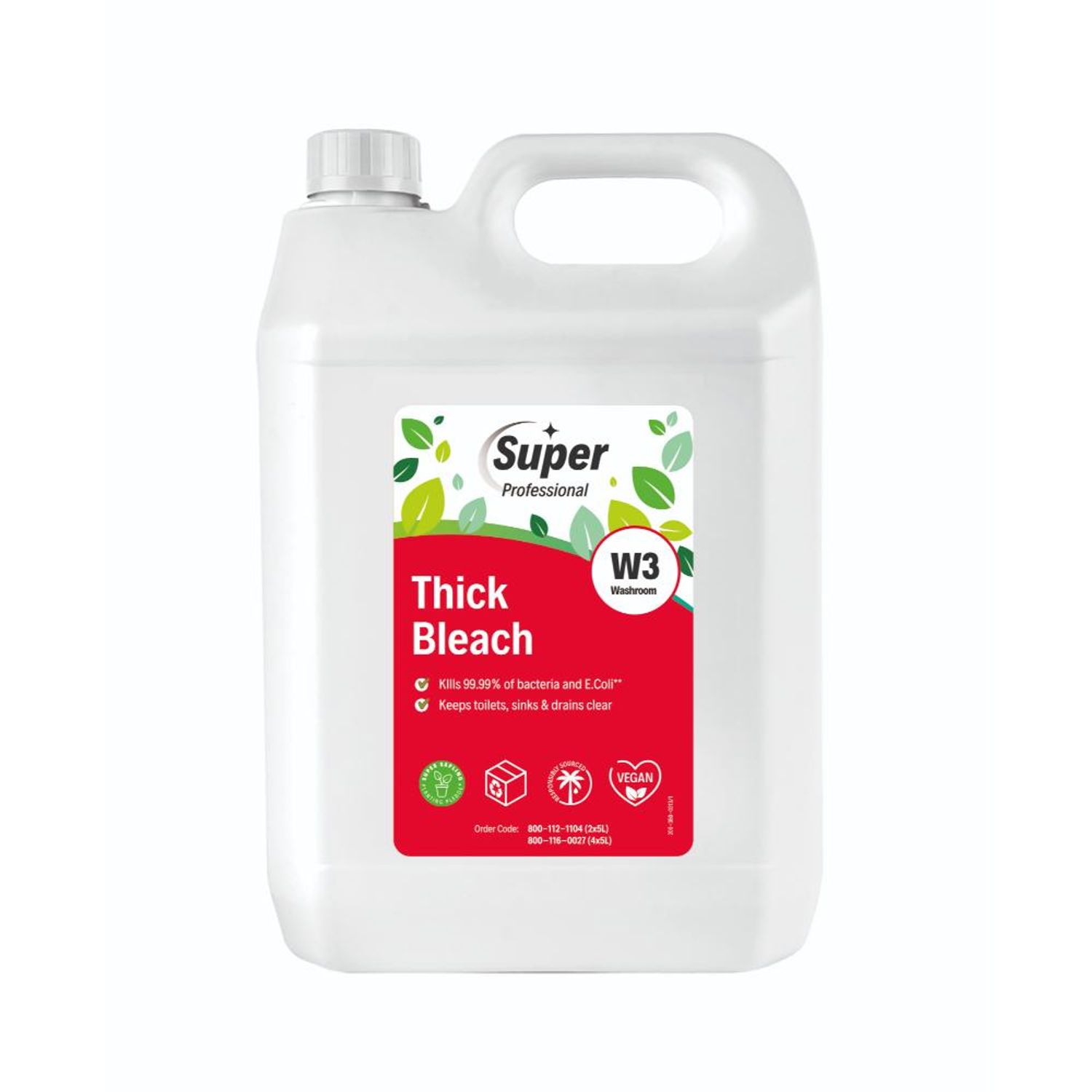 Milton CC W3 Super Thick Bleach 5 Litre