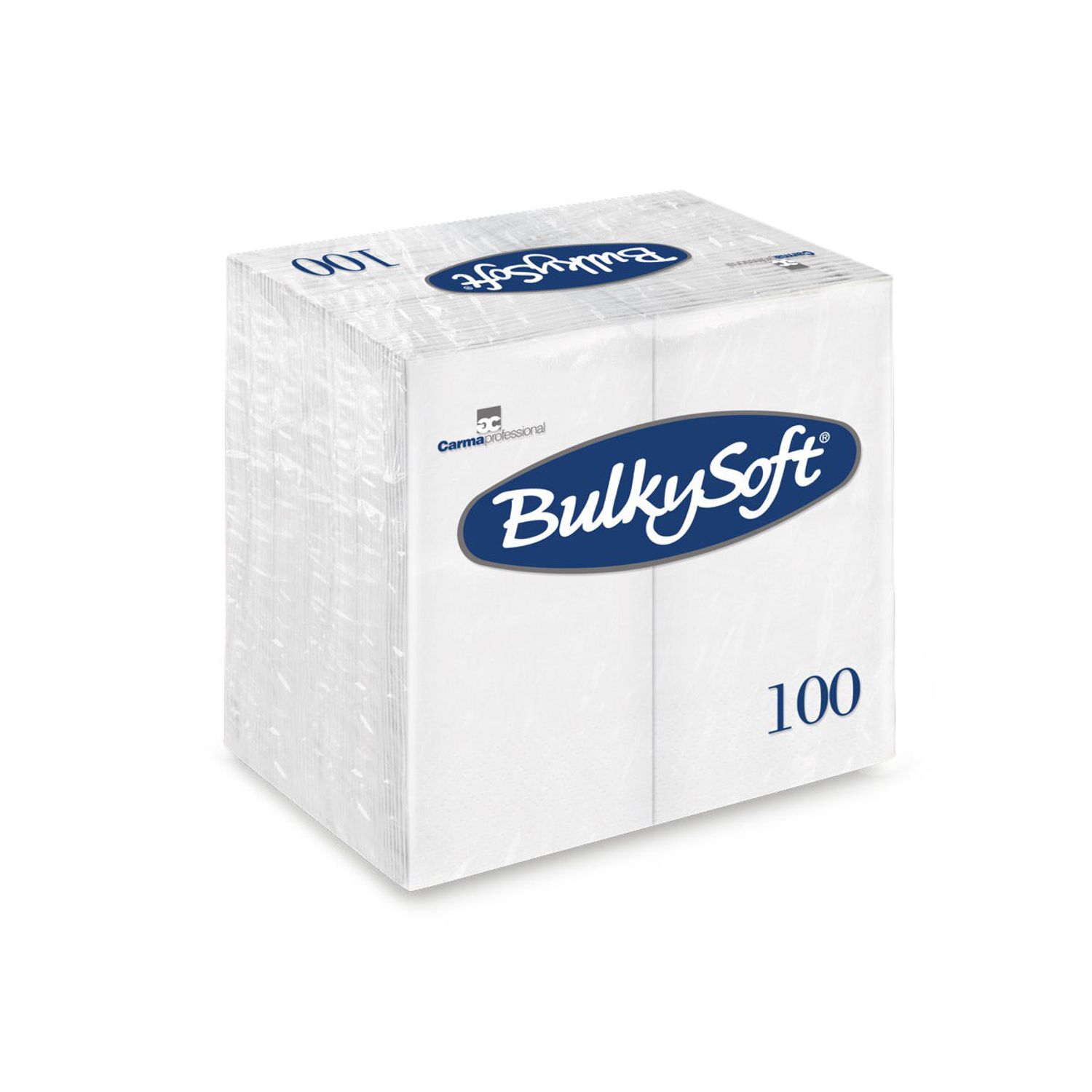Bulkysoft 32042 40cm Napkins 2ply x 2000 1/8 Fold White