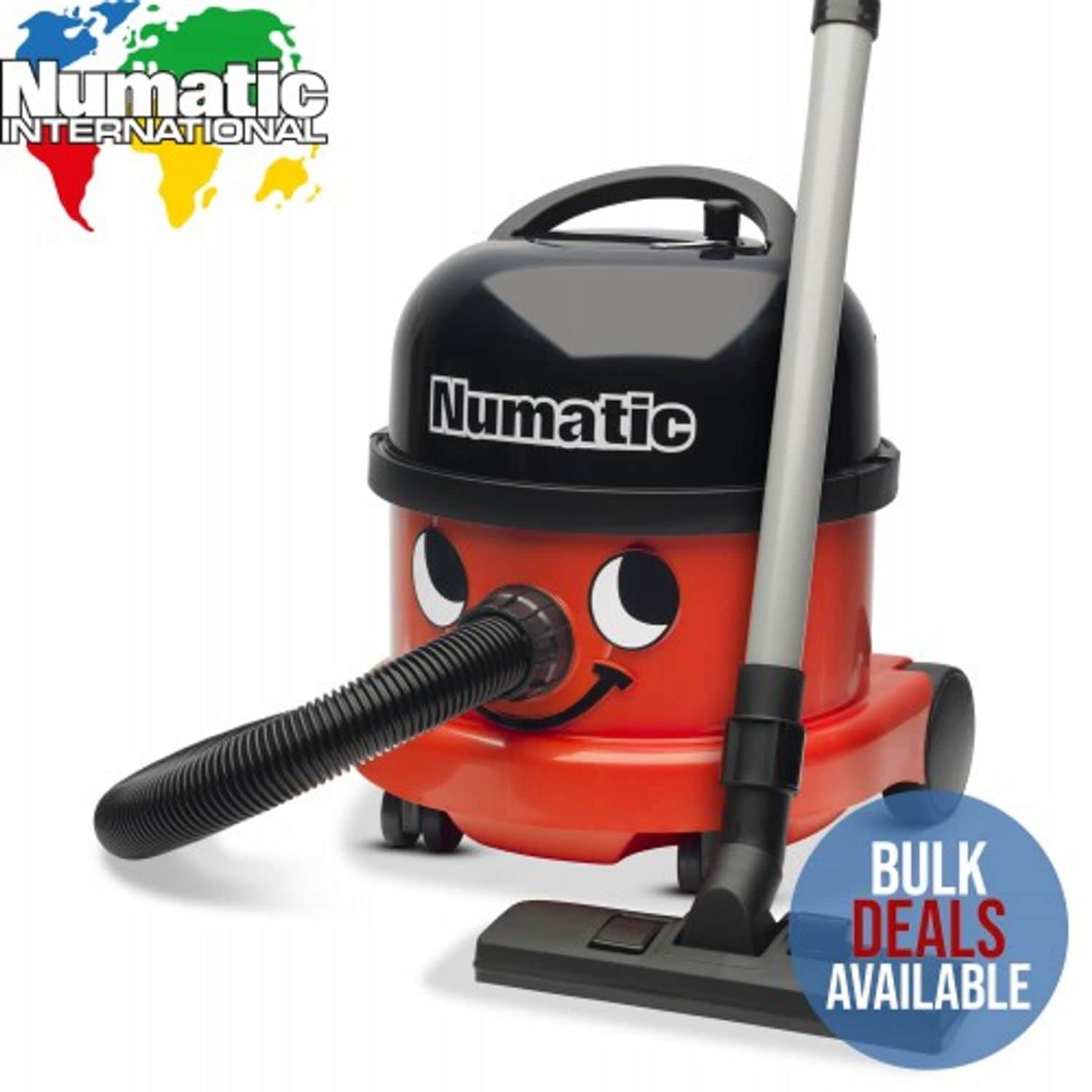Red Commercial Numatic Henry Vacuum
