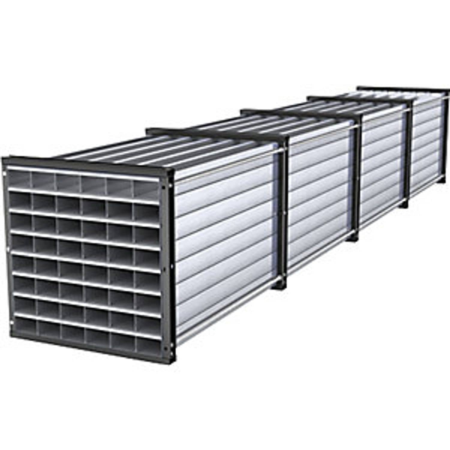 EUROKRAFTpro Honeycomb Shelving Unit HxWxD 1000 x 1000 x 6000mm  48 Trays 6 x 8