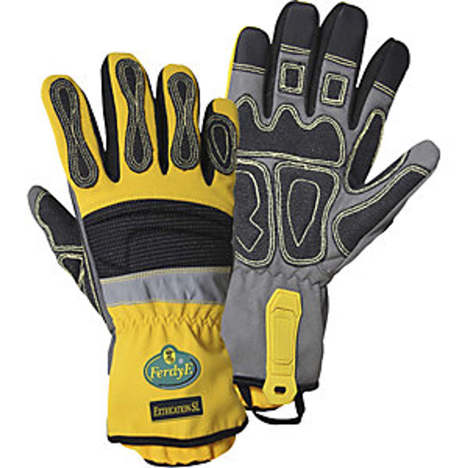 LEIPOLD + DHLE GMBH Extrication-sl Gloves Pair Yellow/black Size L 5+ Packs