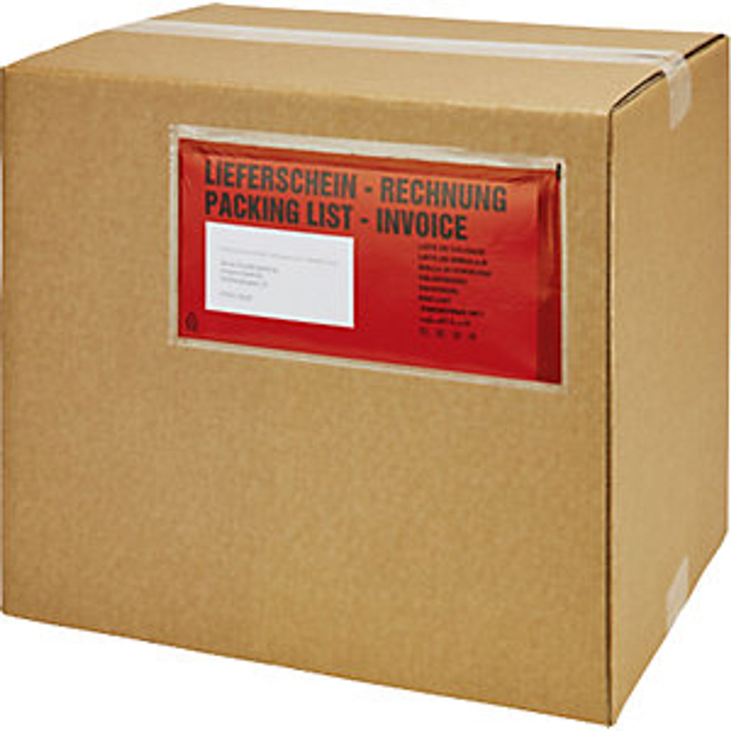 TAKKT Document Pouches Packing List - Invoice Imprint Pack of 1000 LxW 235 x 125