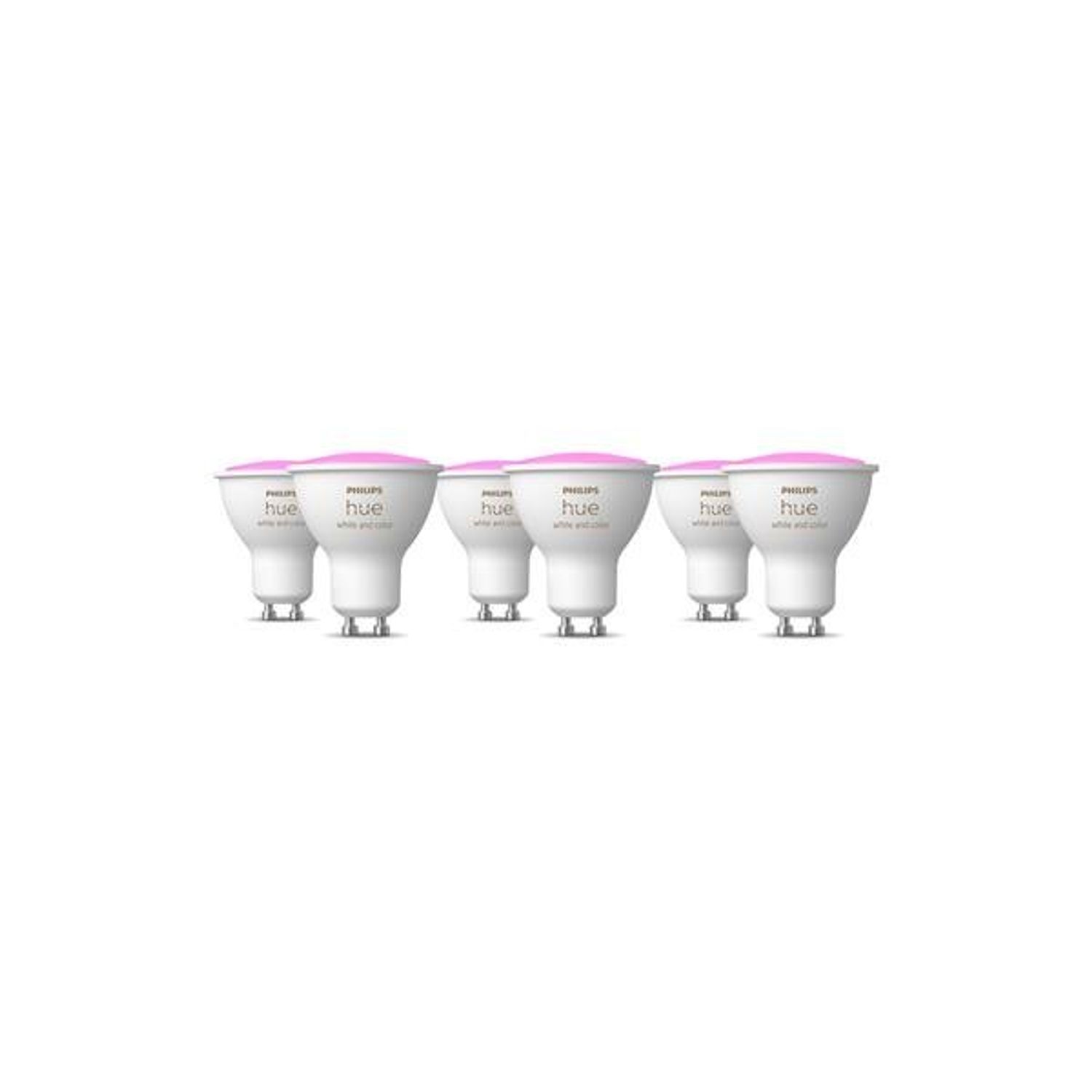 Philips 4.2W GU10 Tunable Smart LED Light Bulbs (Pack of 6)
