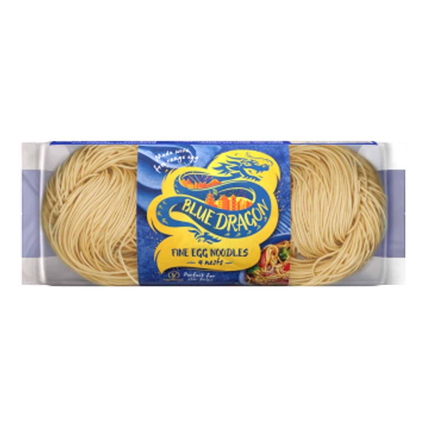 Blue Dragon Fine Egg Noodles - Pack of 8