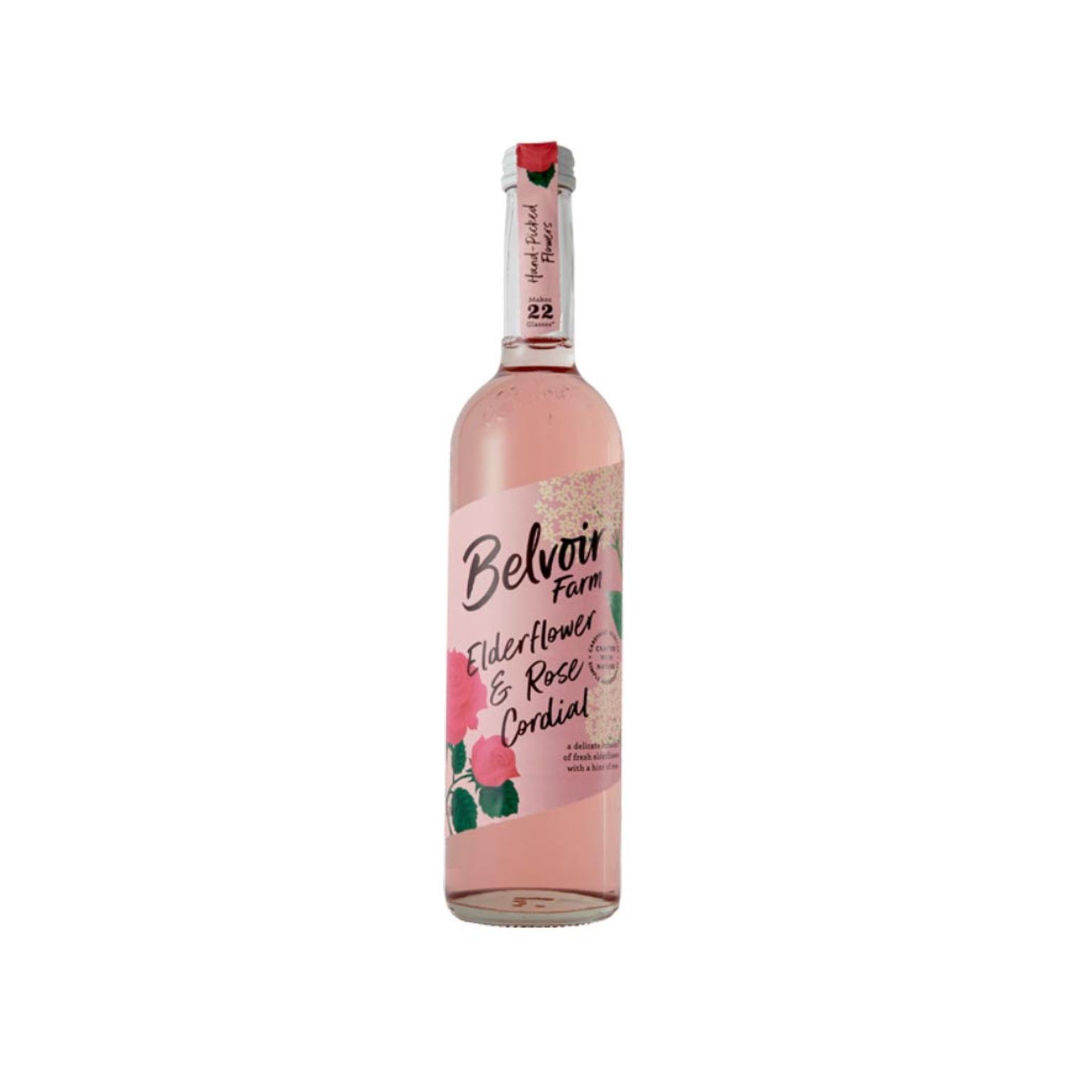 Belvoir Elderflower & Rose Cordial - Pack of 6