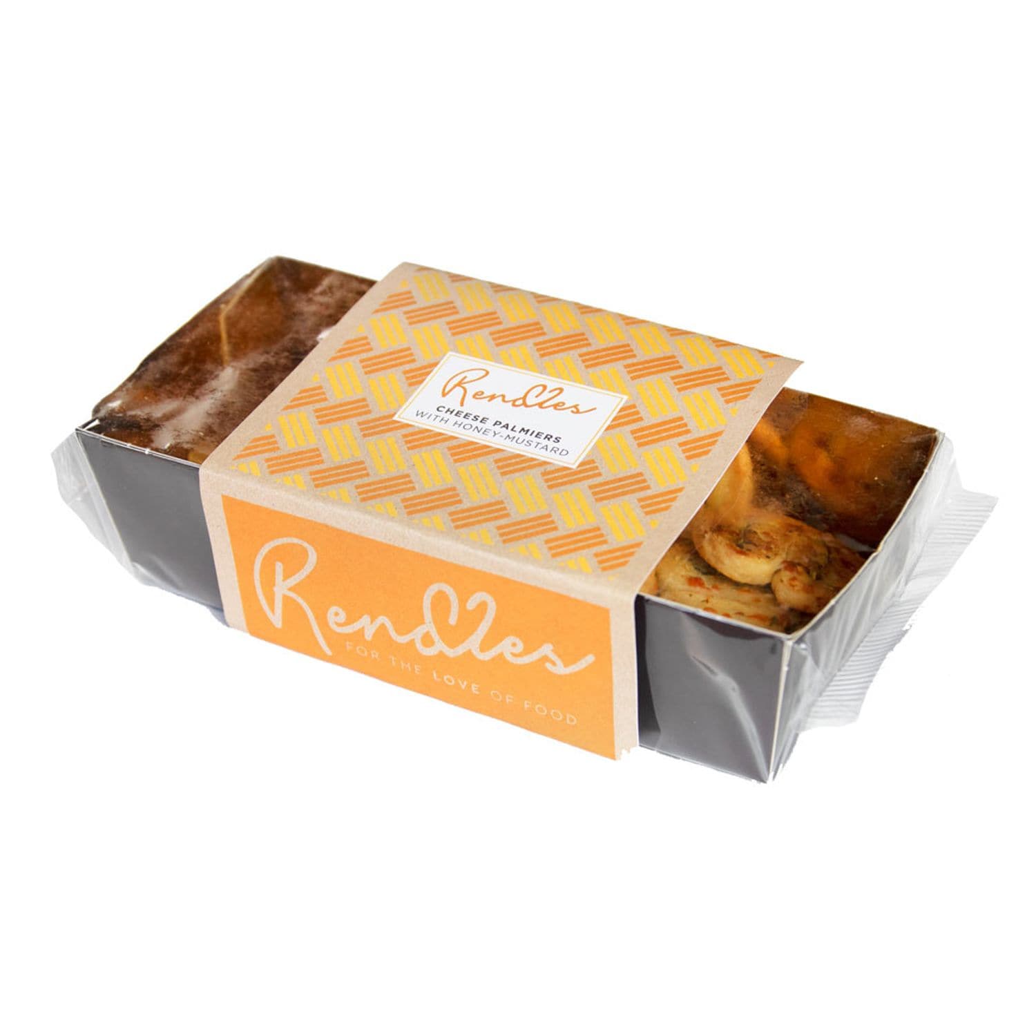 Rendles Honey & Mustard Palmiers with Gouda & Edam - Pack of 16