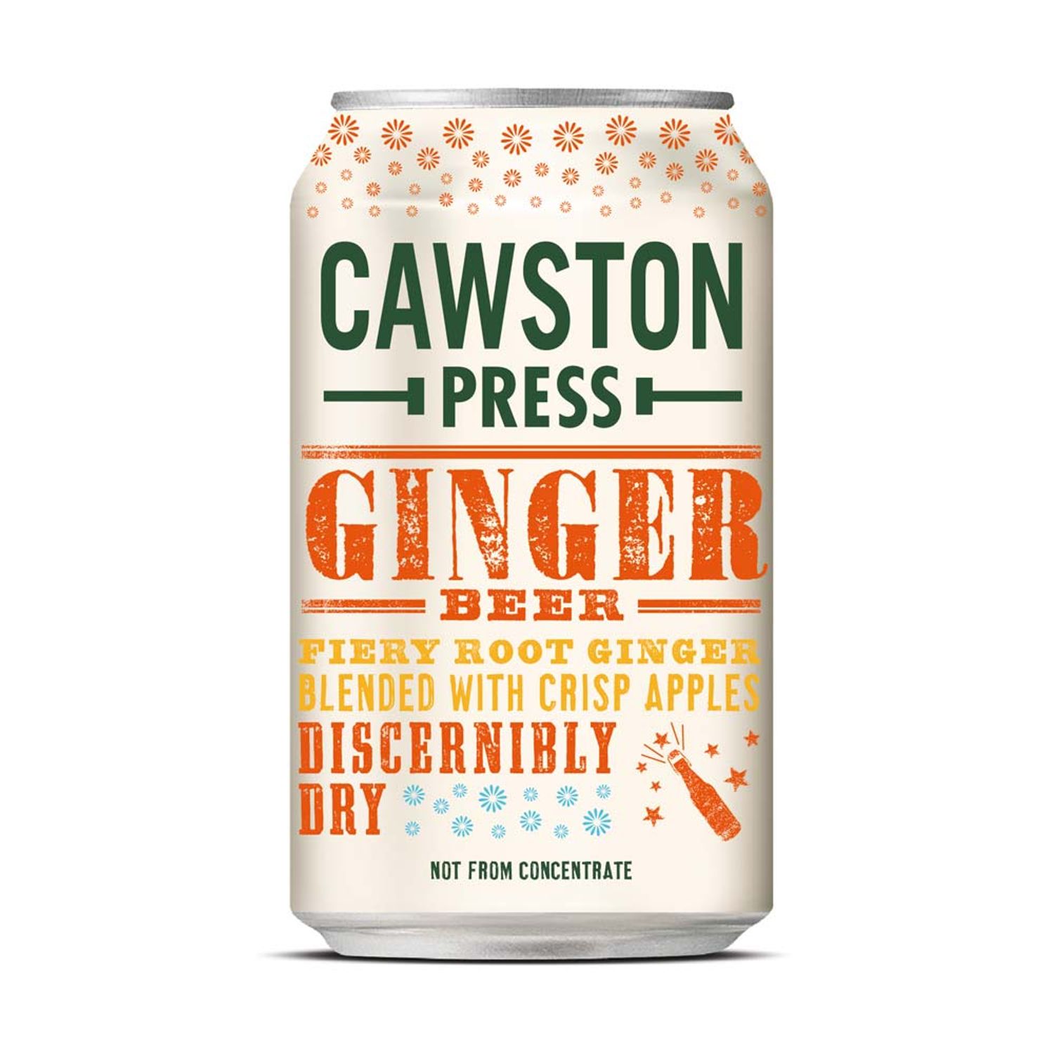 Cawston Press Sparkling Ginger Beer Cans - Pack of 24