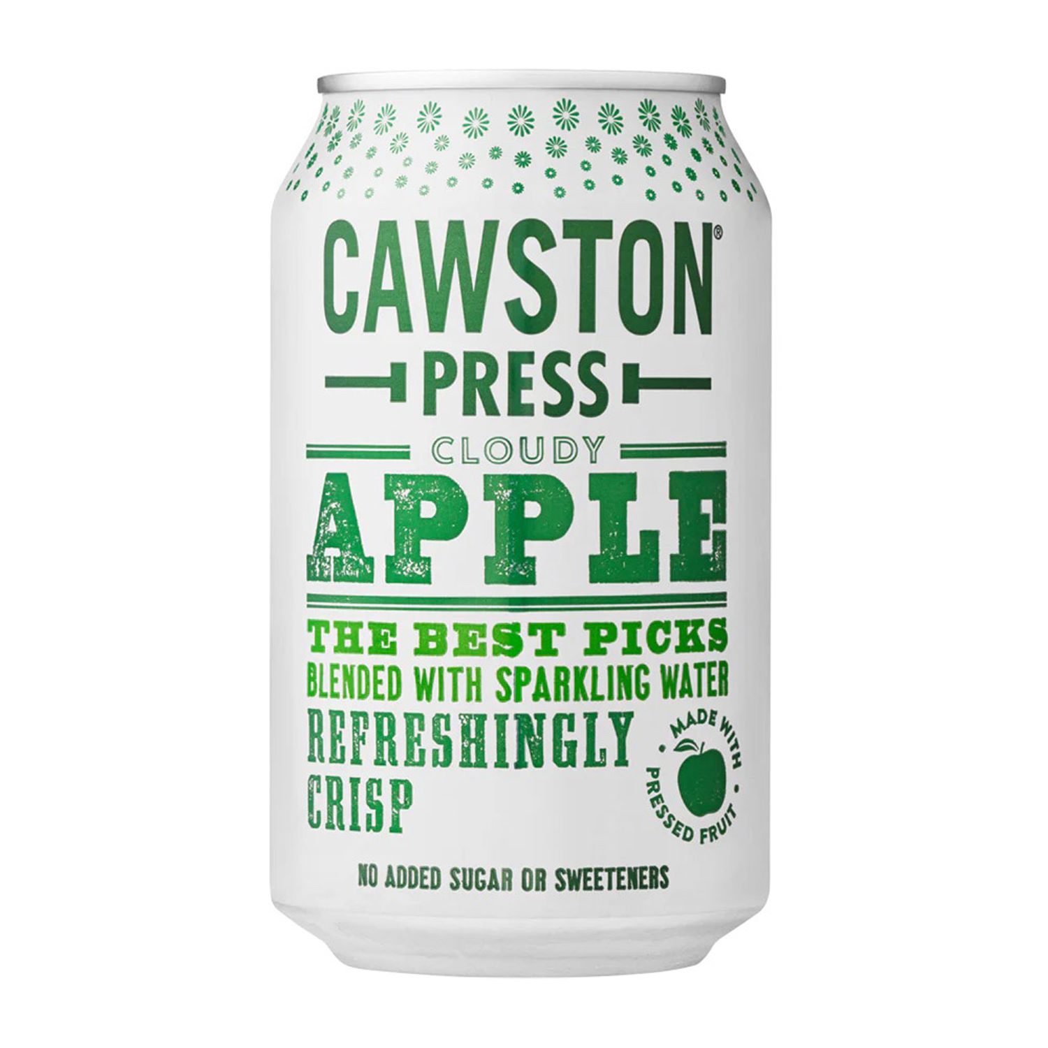 Cawston Press Sparkling Cloudy Apple Cans - Pack of 24