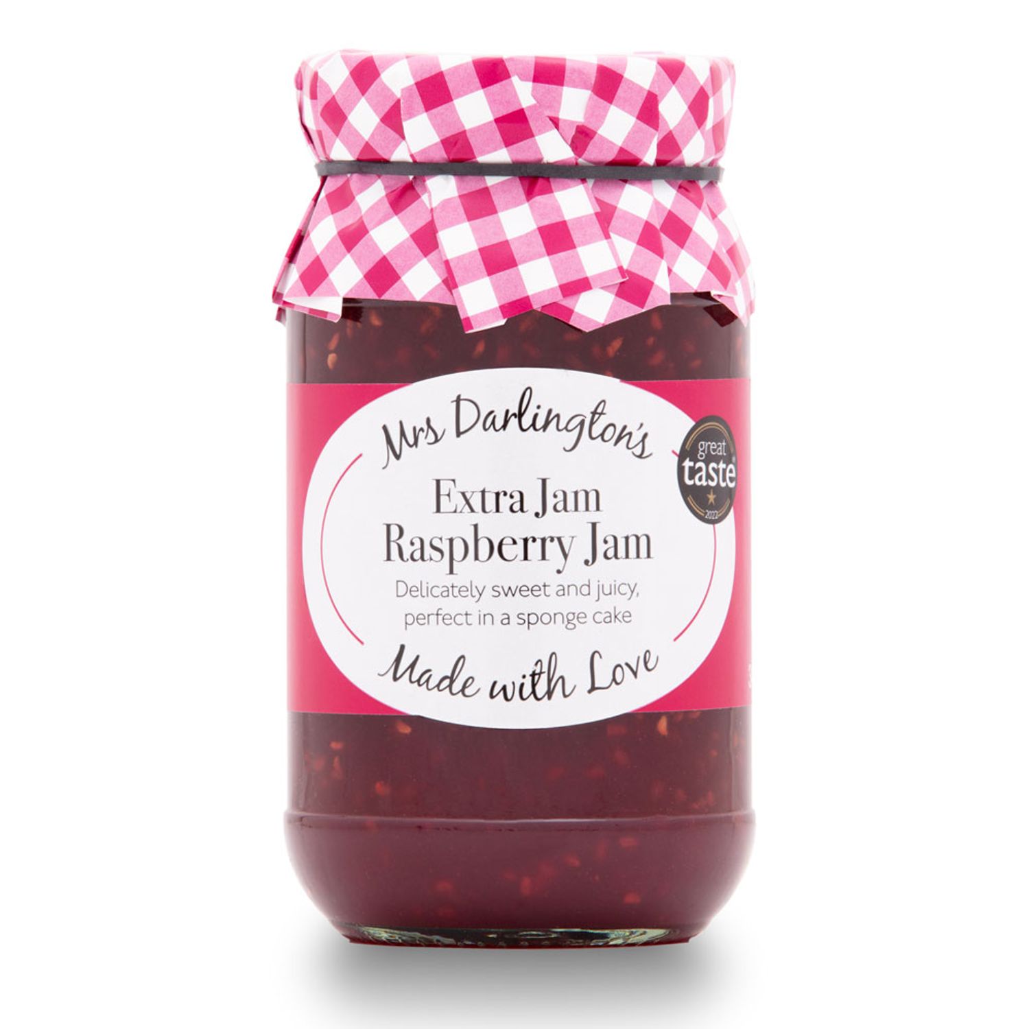 Mrs Darlington's Raspberry Extra Jam - Pack of 6