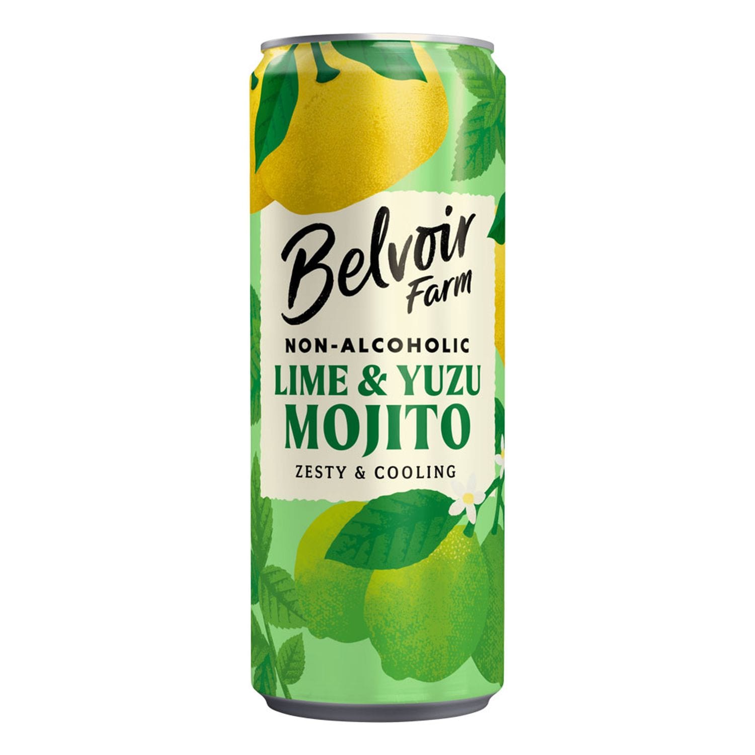 Belvoir Non Alcoholic Lime & Yuzu Mojito Can - Pack of 12
